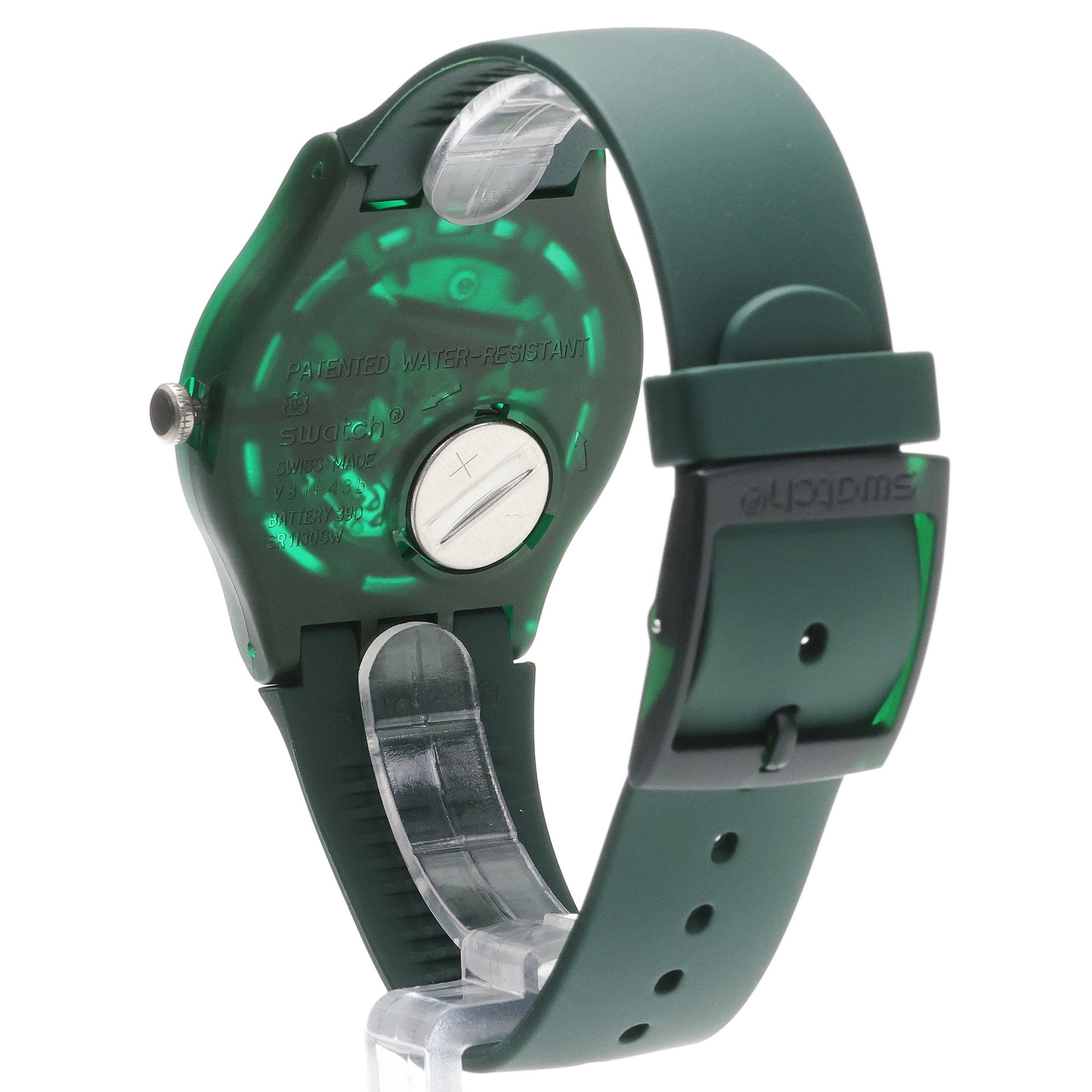 Swatch SO29G111 Originals REVEALED IN THE FOREST zegarek męski klasyczny akrylowe - miniatura 4