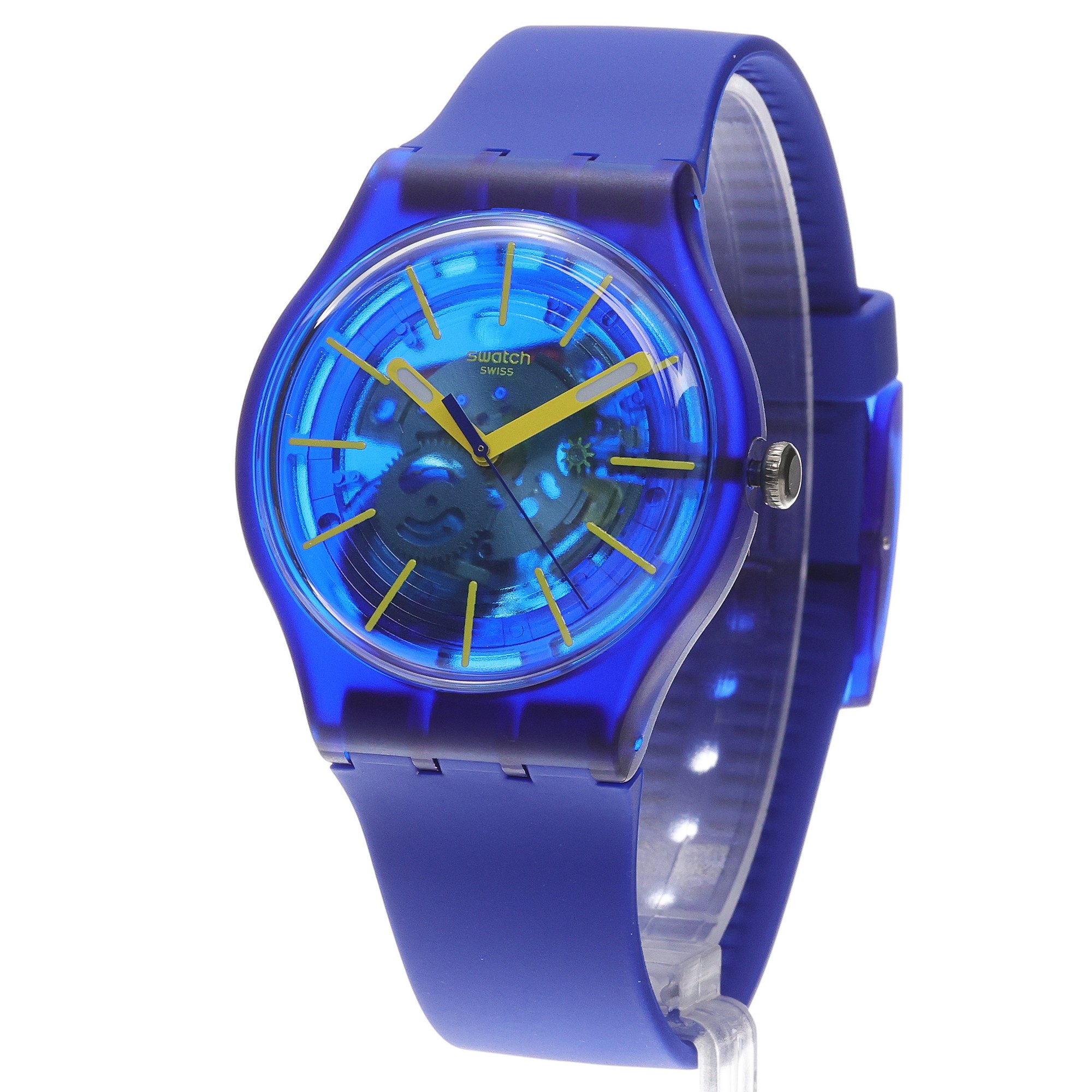 Swatch SO29I100 Originals REVEALED IN THE DEPTHS zegarek męski klasyczny akrylowe - miniatura 2