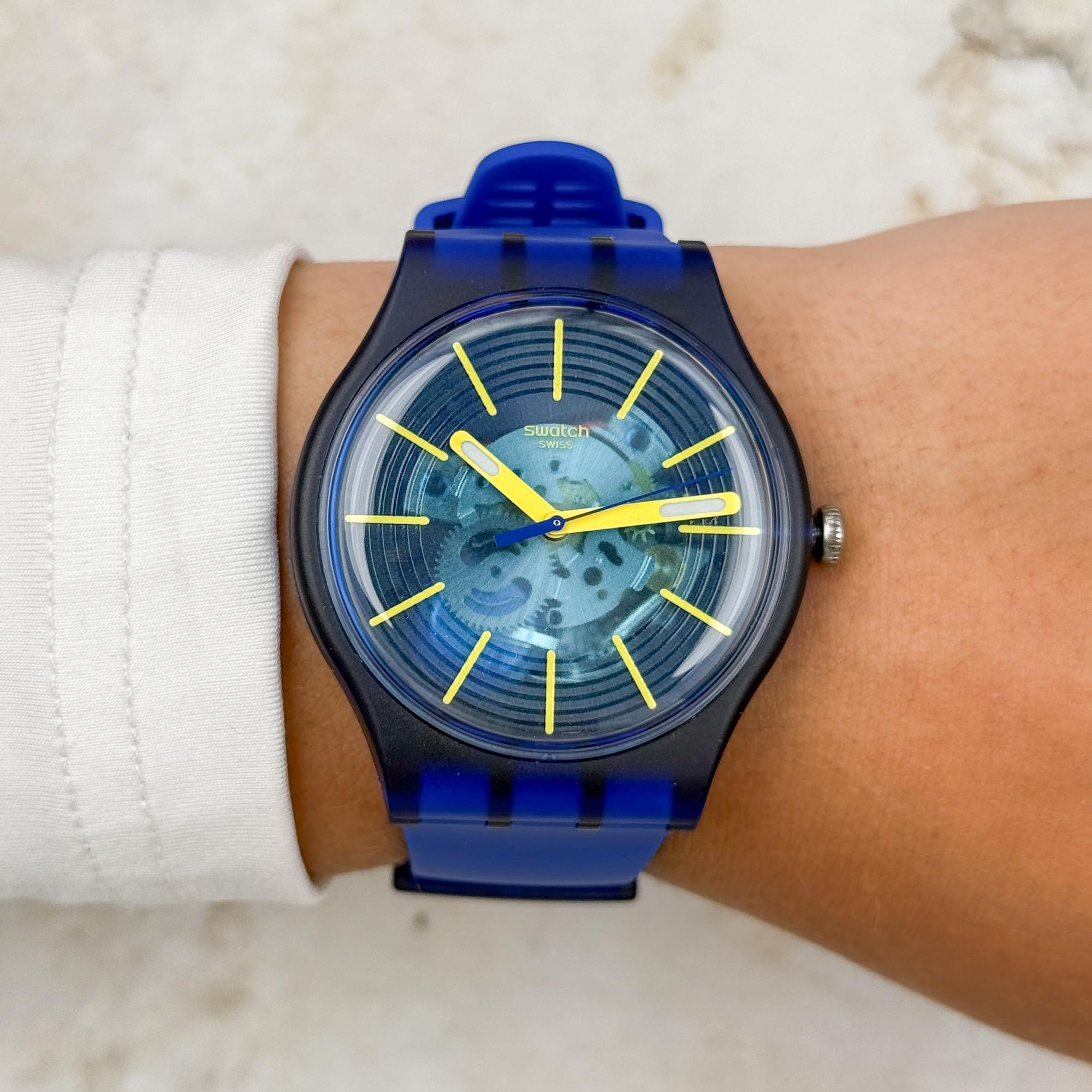 Swatch SO29I100 zegarek męski klasyczny Originals pasek - miniatura 10