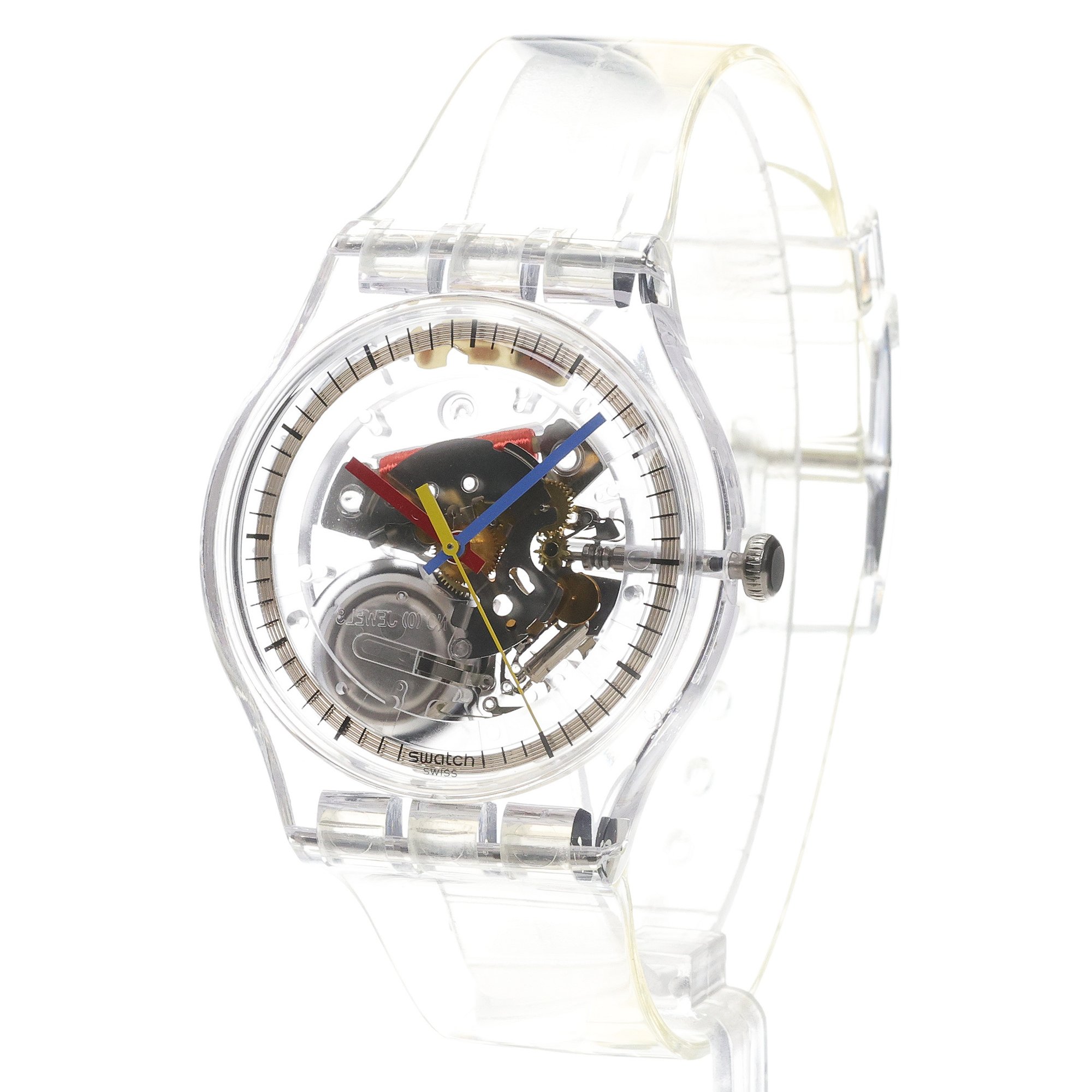Swatch SO29K115-5300 Originals CLEARLY NEW GENT PAY zegarek damski klasyczny akrylowe - miniatura 2