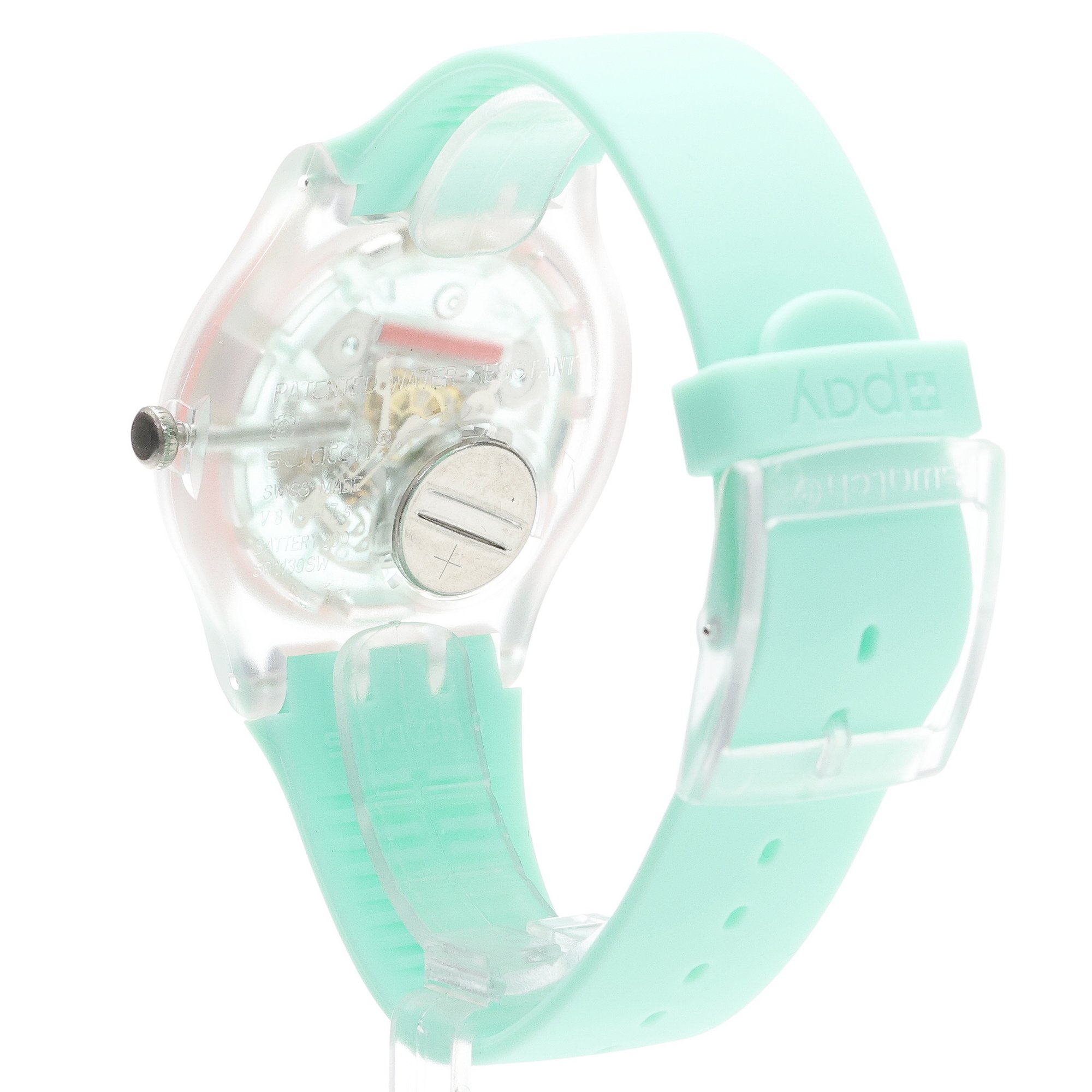 Swatch SO29K120-6000 zegarek bezbarwny klasyczny Originals pasek