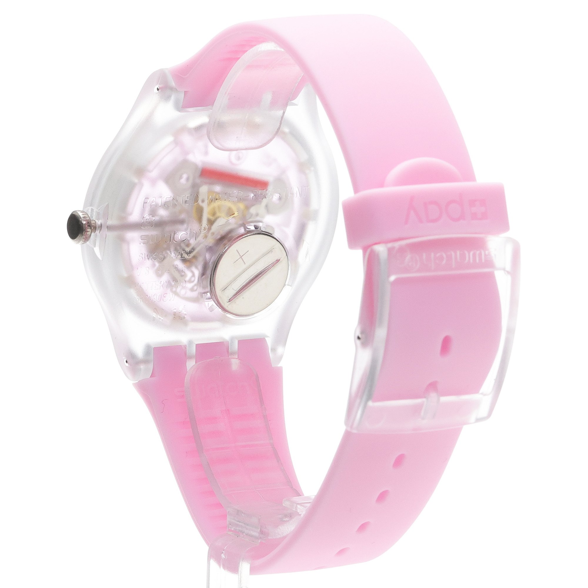 Swatch SO29K121-6000 zegarek bezbarwny klasyczny Originals pasek - miniatura 4