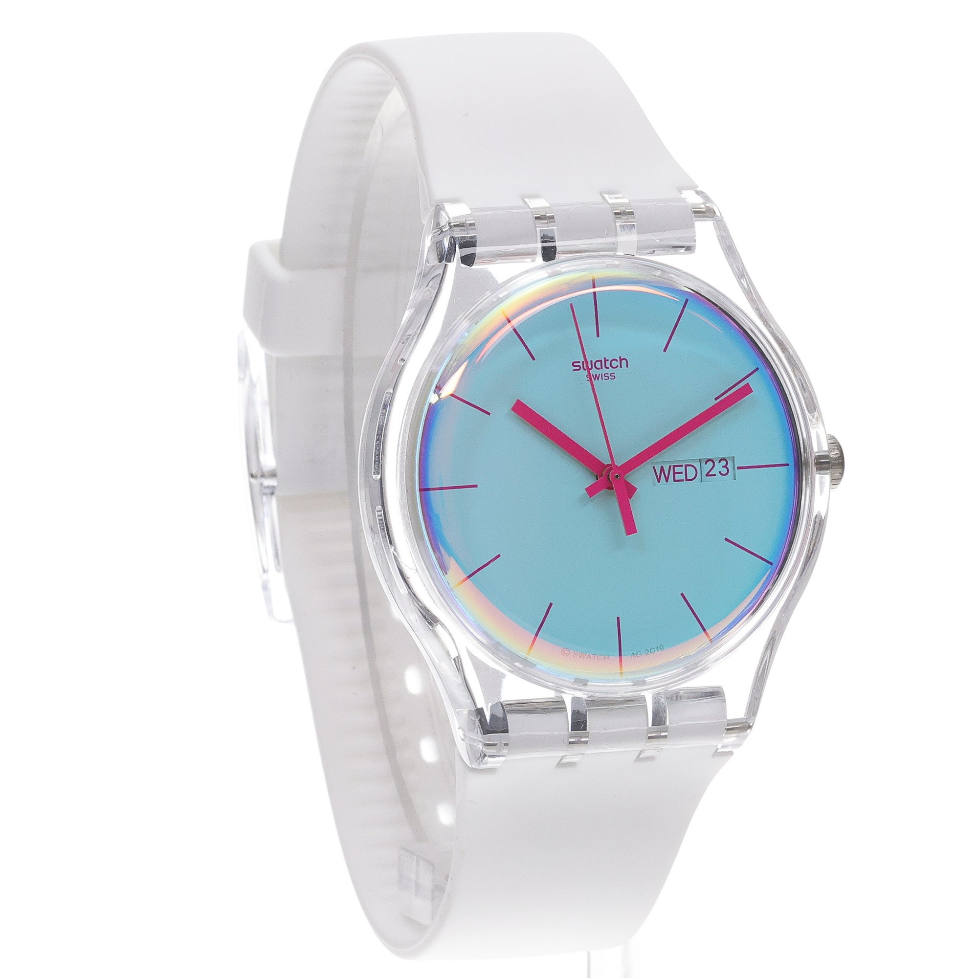 Swatch SO29K704-S14 zegarek bezbarwny klasyczny Originals pasek - miniatura 3