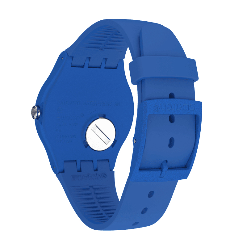 Swatch SO29N700 zegarek niebieski klasyczny Originals New Gent pasek - miniatura 4
