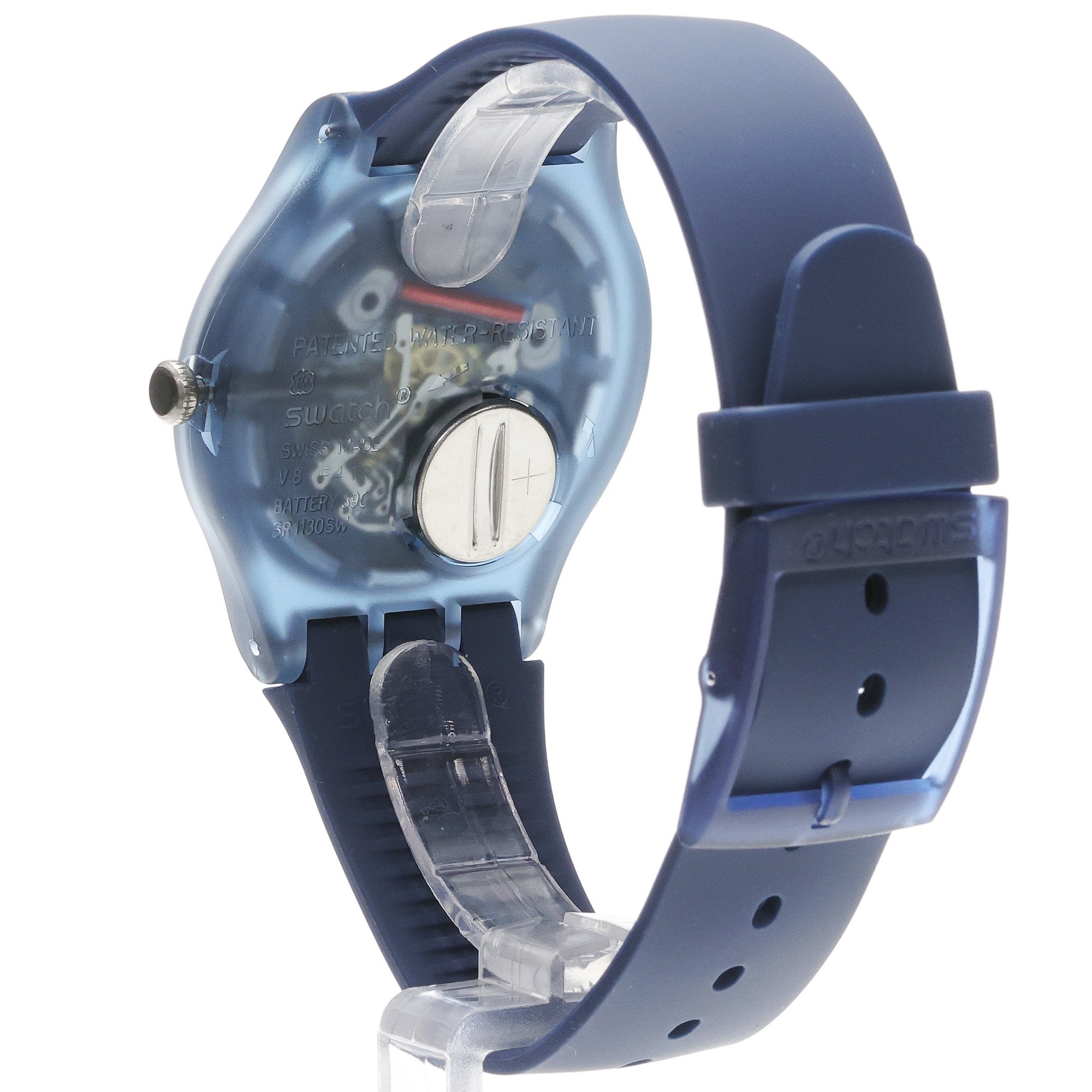 Swatch SO29N704 zegarek niebieski klasyczny Originals pasek - miniatura 4
