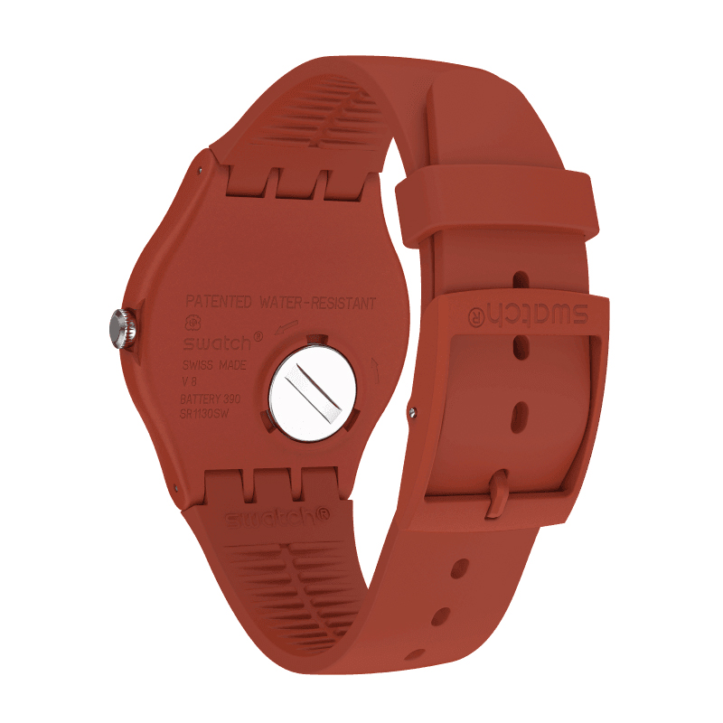 Swatch SO29R700 zegarek czerwony klasyczny Originals New Gent pasek - miniatura 4