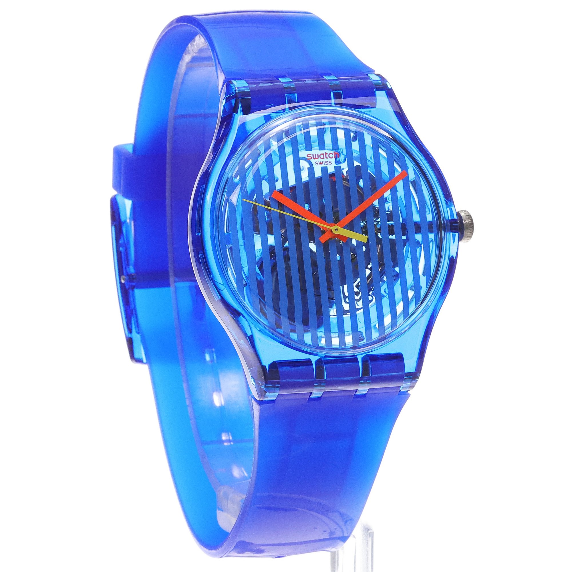 Swatch SO29S102 Originals BRILLIANTLY BLUE zegarek męski klasyczny akrylowe - miniatura 3