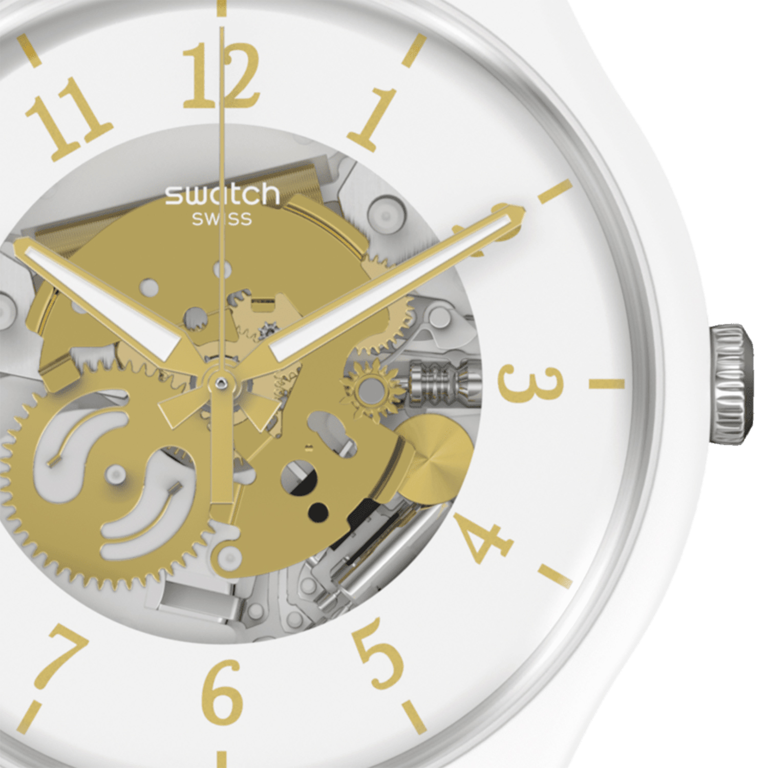 Swatch SO32W105-5300 męski zegarek Gent pasek - miniatura 4