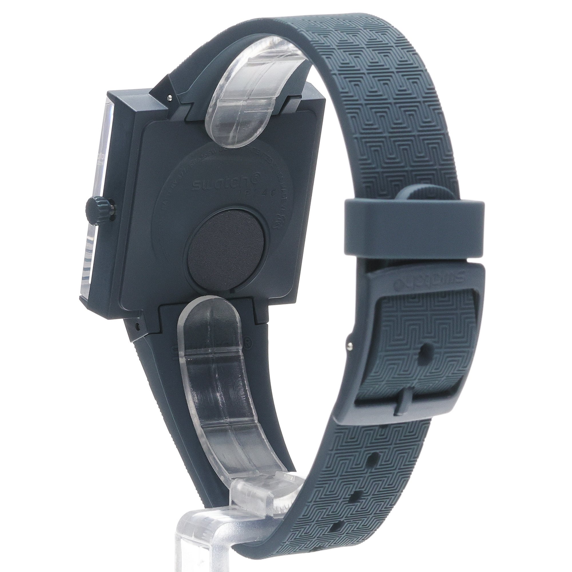 Swatch SO34M701 Bioceramic Squared Off zegarek męski klasyczny mineralne - miniatura 4