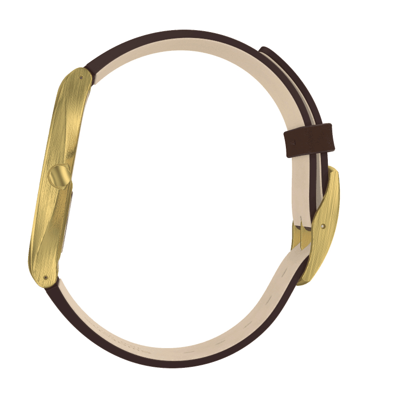 Swatch SS07G100 zegarek złoty klasyczny Skin pasek - miniatura 3