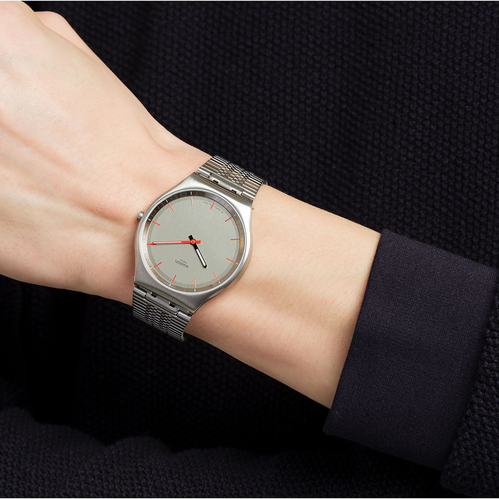 Swatch SS07S113GG Skin zegarek męski klasyczny akrylowe - miniatura 8
