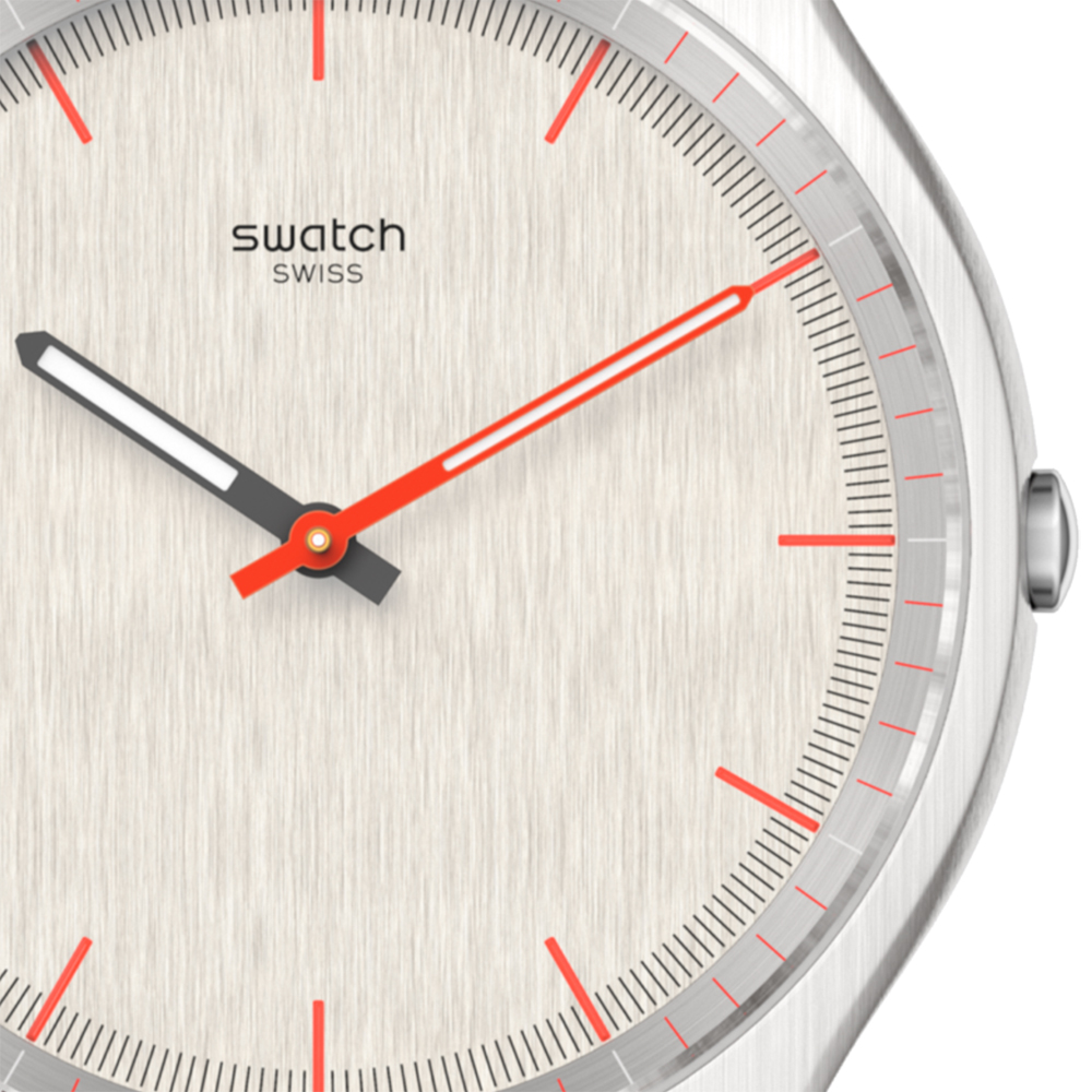 Swatch SS07S113GG zegarek czarny klasyczny Skin pasek - miniatura 2