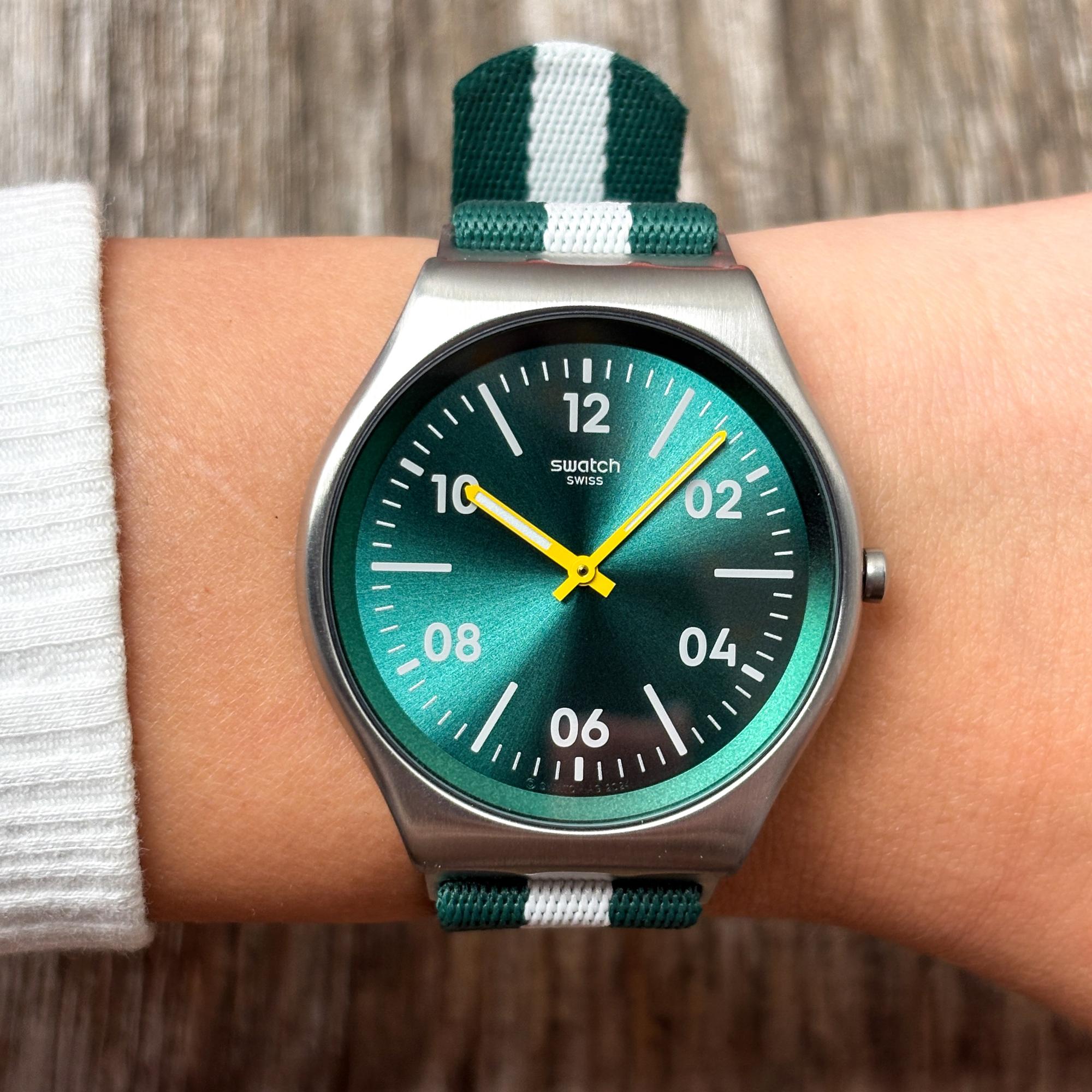 Swatch SS07S149 Skin CASUAL STRIPE zegarek męski klasyczny mineralne - miniatura 11