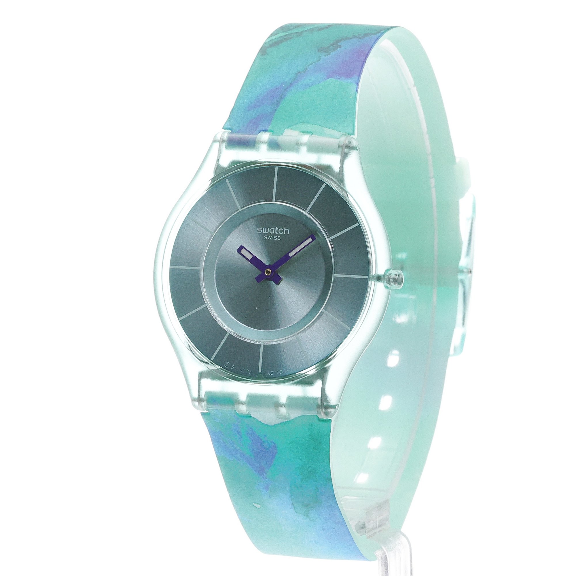 Swatch SS08G111 zegarek damski Skin niebieski
