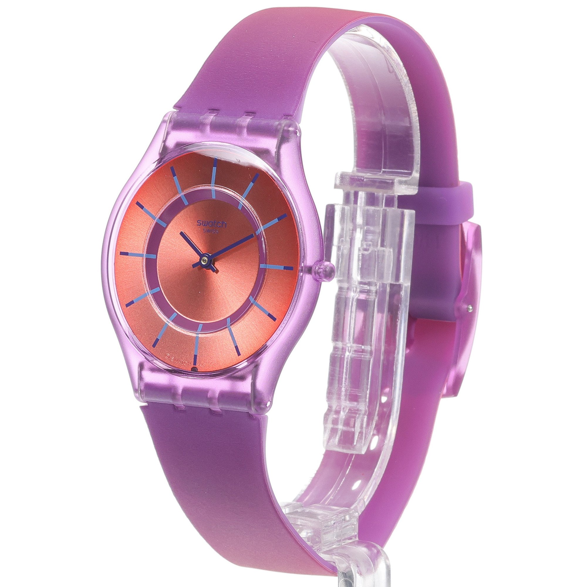 Swatch SS08V108 Skin SWEET STRAWBERRY DREAM zegarek damski z tworzywa sztucznego - miniatura 2