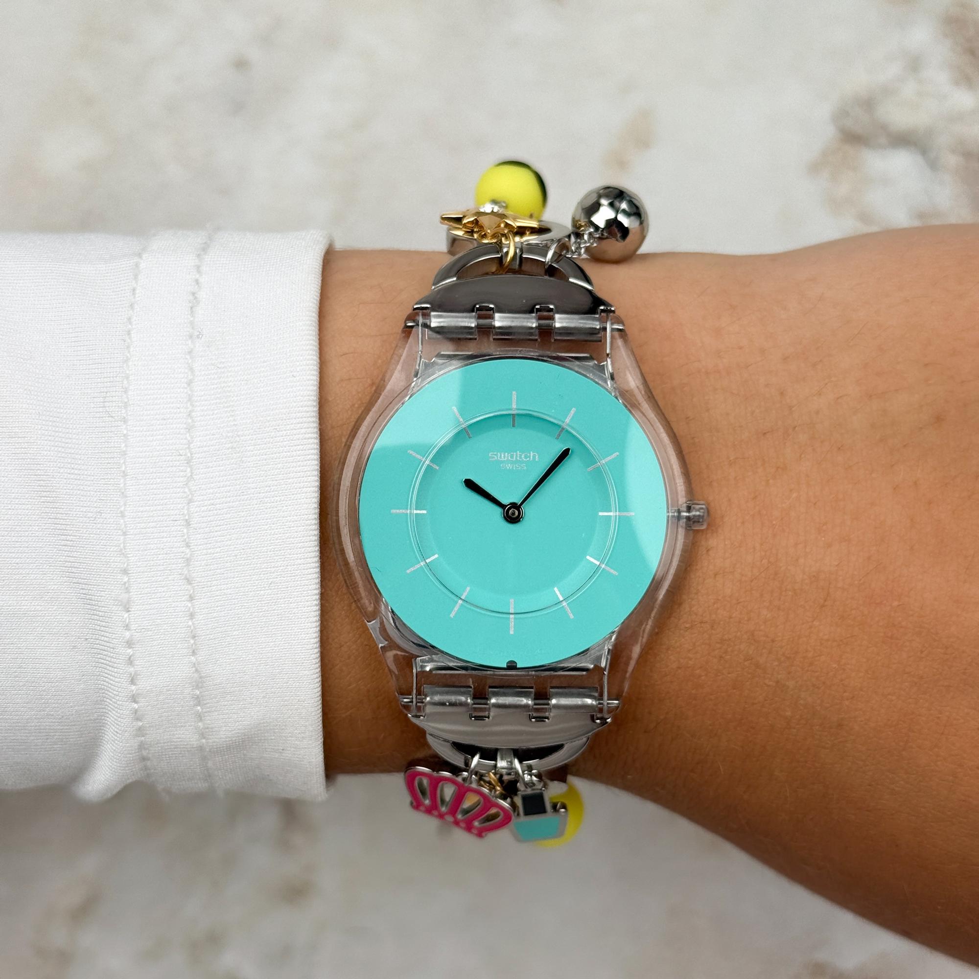 Swatch SS08Z106G MOTHER LIKE NO OTHER Irony fashion-modowy zegarek bezbarwny - miniatura 9