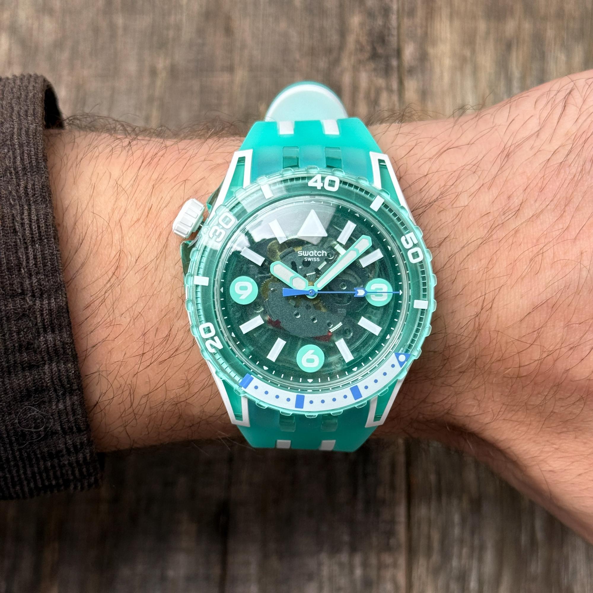 Swatch SSCU09L100 Originals MEDUSAE zegarek męski sportowy hesalitowe - miniatura 12