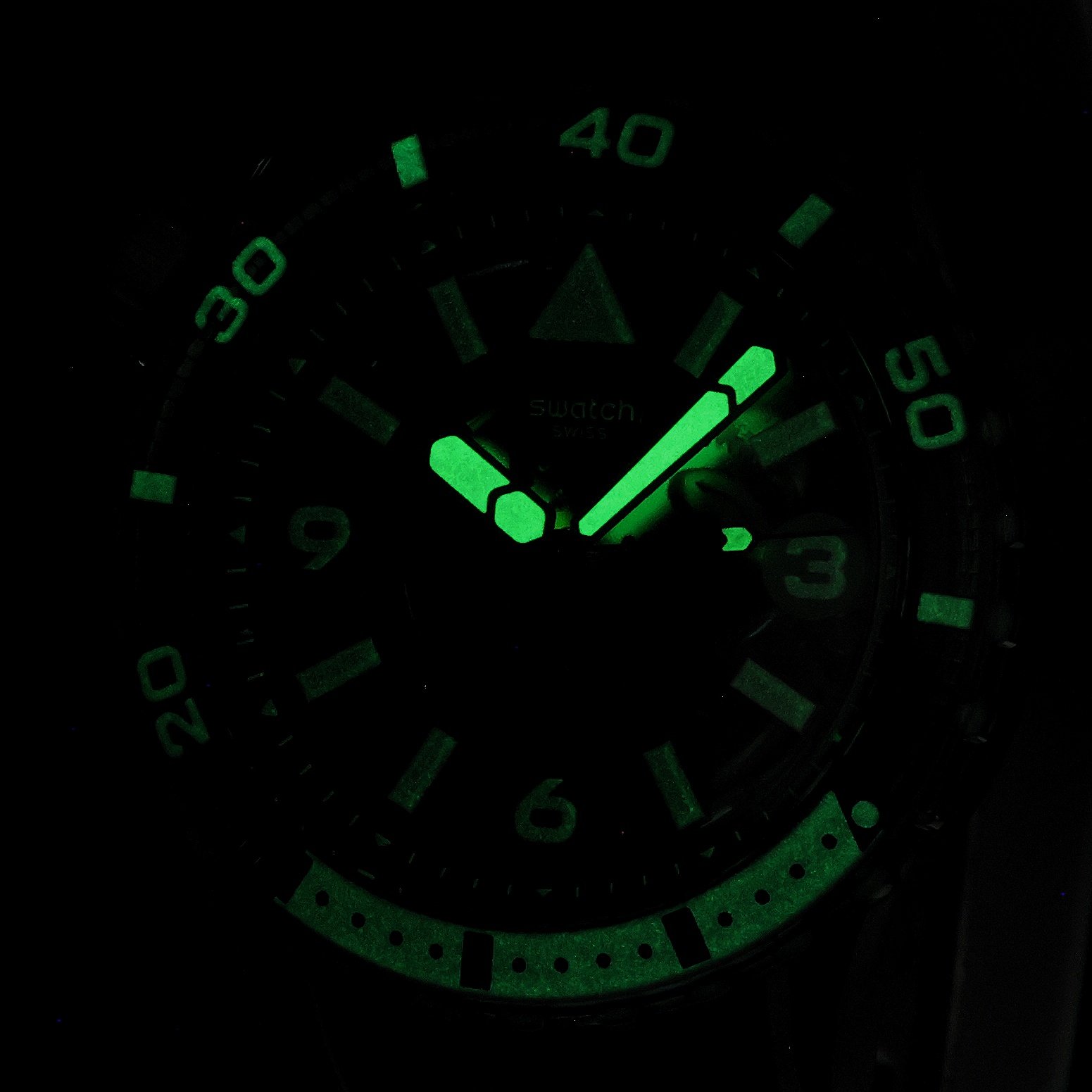 Swatch SSCU09L100 zegarek męski Originals zielony - miniatura 5