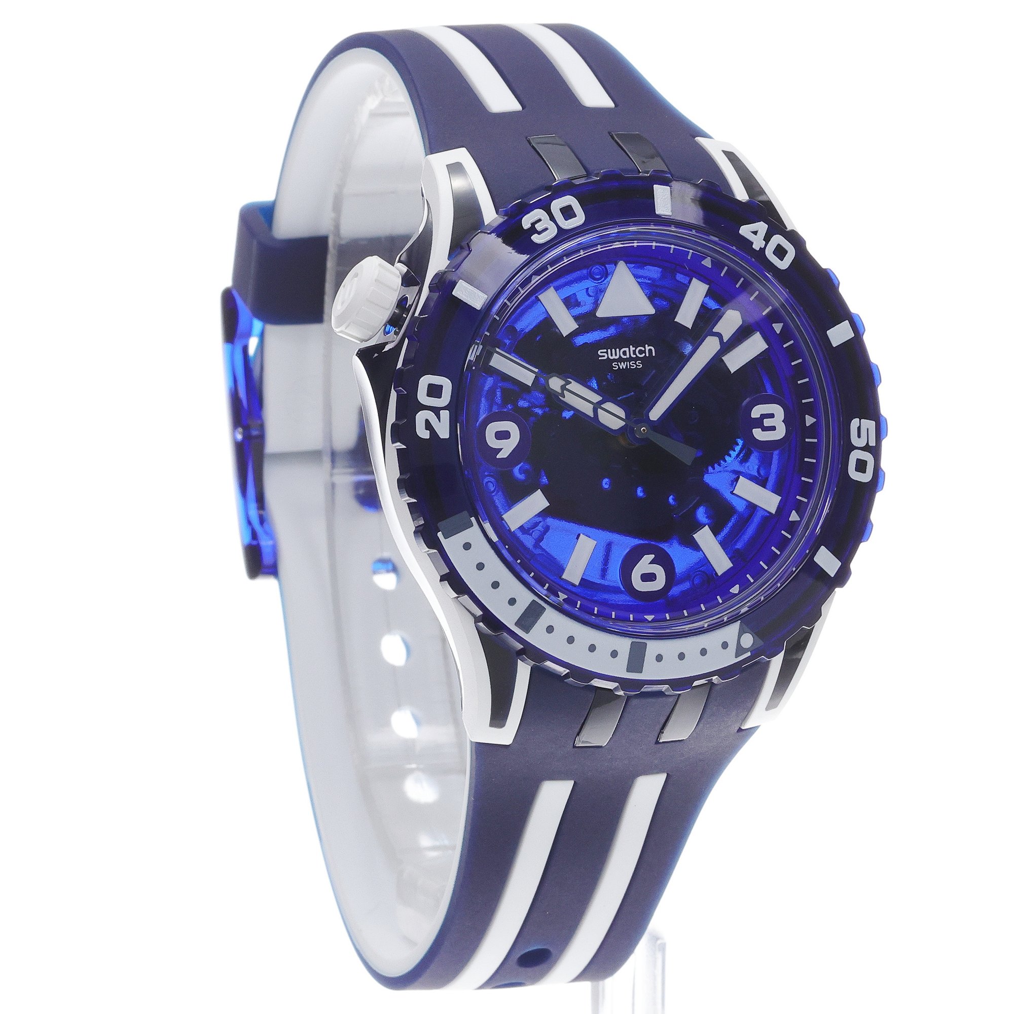 Swatch SSCU09N100 SEA WASP Originals sportowy zegarek szary - miniatura 3