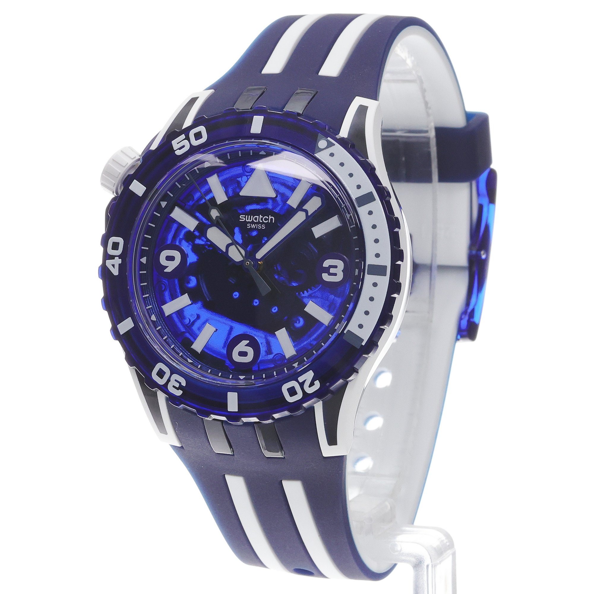 Swatch SSCU09N101-6000 Originals SEA WASP PAY zegarek męski sportowy hesalitowe - miniatura 2