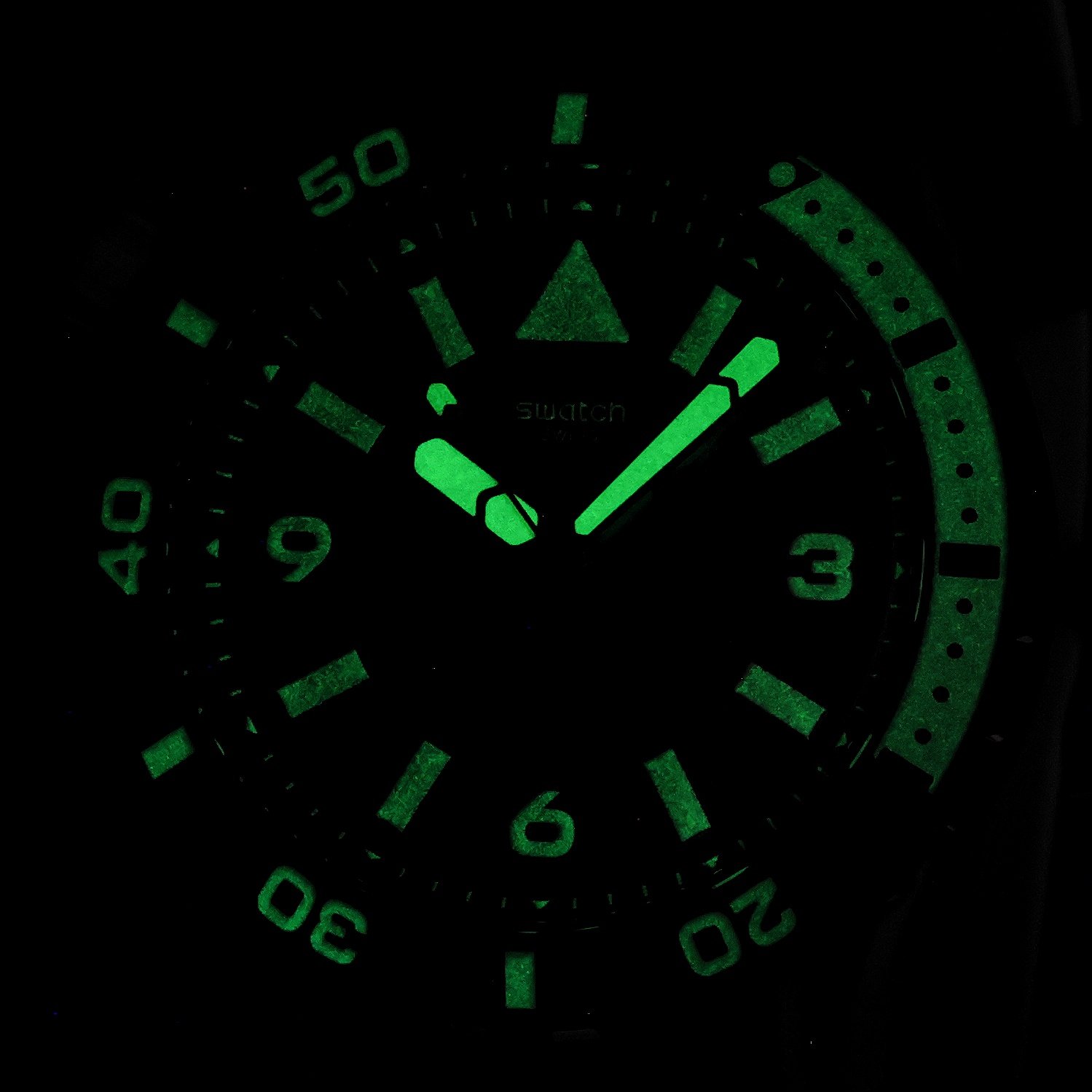 Swatch SSCU09N101-6000 SEA WASP PAY Originals sportowy zegarek szary - miniatura 5