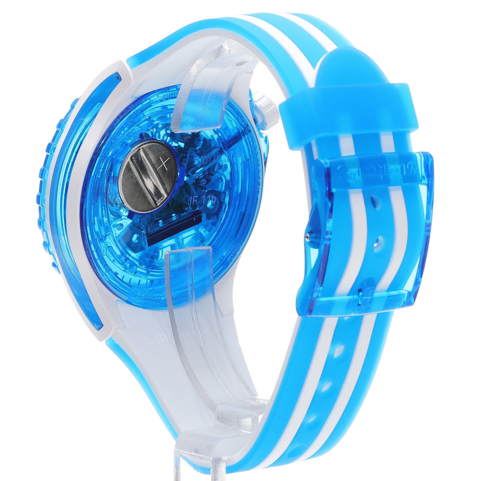 Swatch SSCU09S100 BLUE FIRE Originals sportowy zegarek niebieski