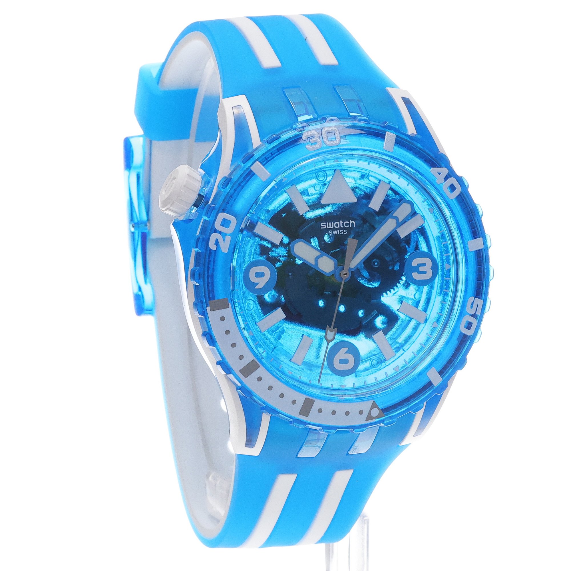 Swatch SSCU09S100 Originals BLUE FIRE zegarek męski sportowy hesalitowe