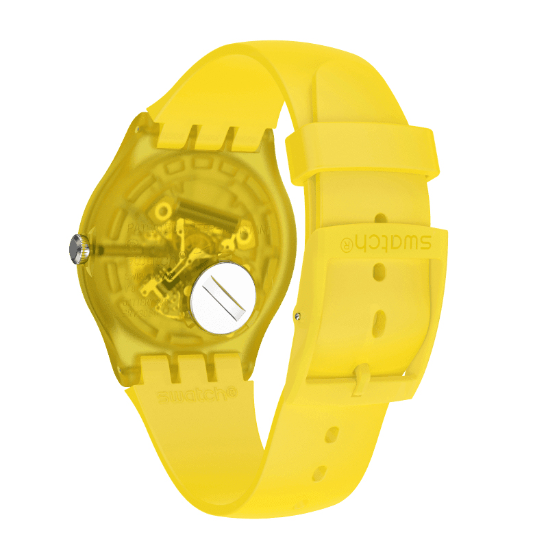 Swatch SUOJ108 BIO LEMON zegarek klasyczny Originals New Gent - miniatura 4
