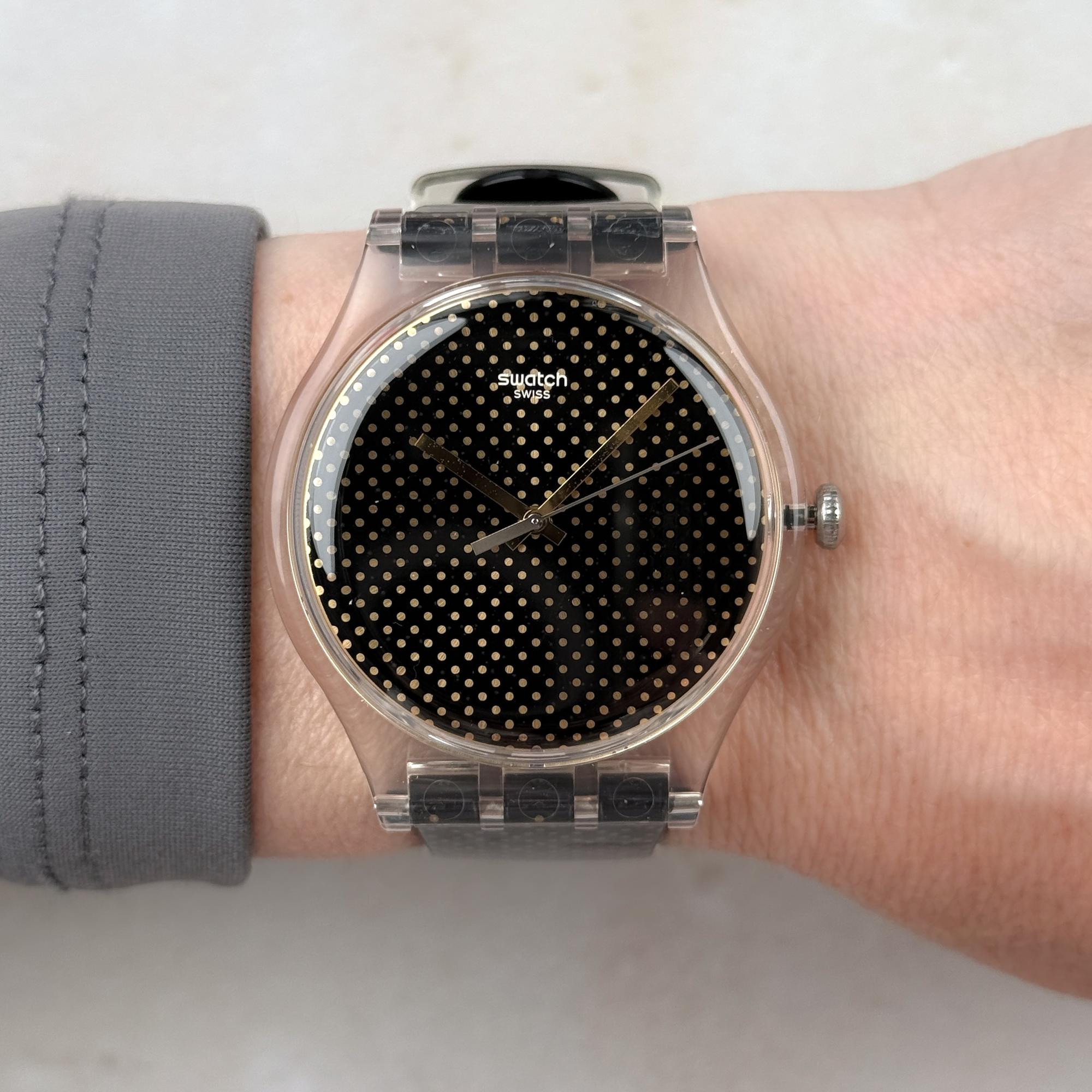 Swatch SUOK119 zegarek bezbarwny fashion-modowy Originals pasek - miniatura 5