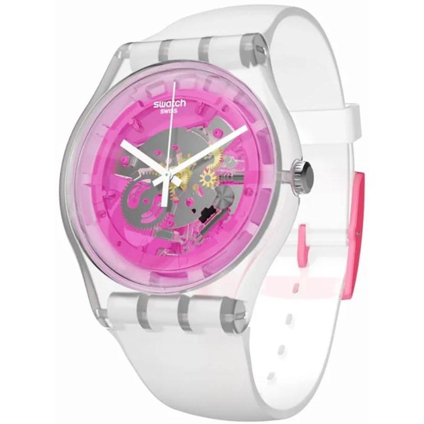 Swatch SUOK130 Originals PINKMAZING zegarek damski fashion-modowy akrylowe - miniatura 8