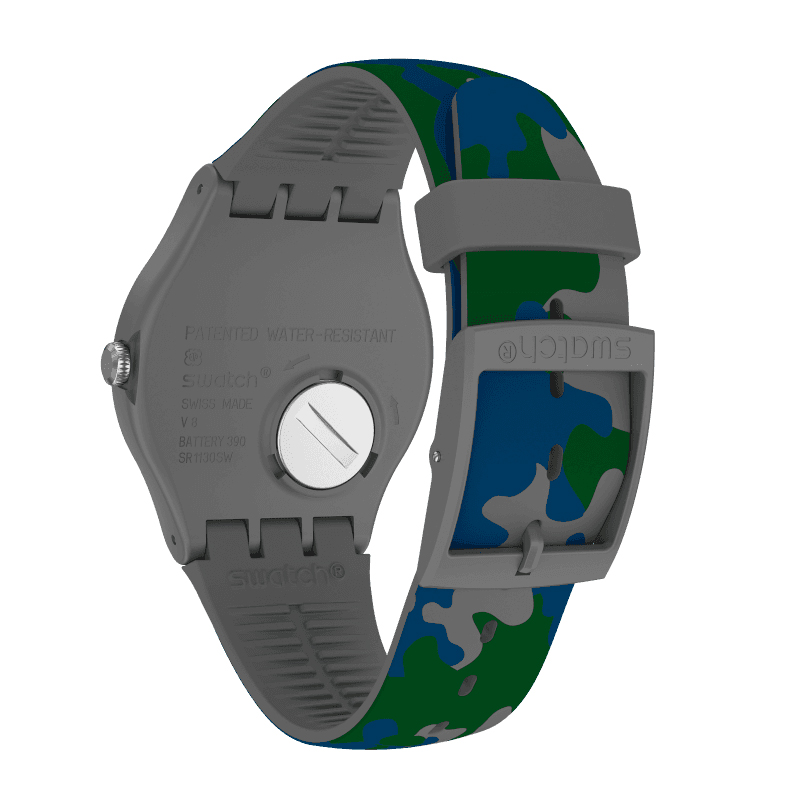 Swatch SUOM400 CAMOUGREEN zegarek fashion/modowy Originals New Gent - miniatura 4