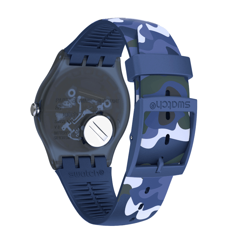 Swatch SUON140 CAMOUCLOUDS zegarek klasyczny Originals
