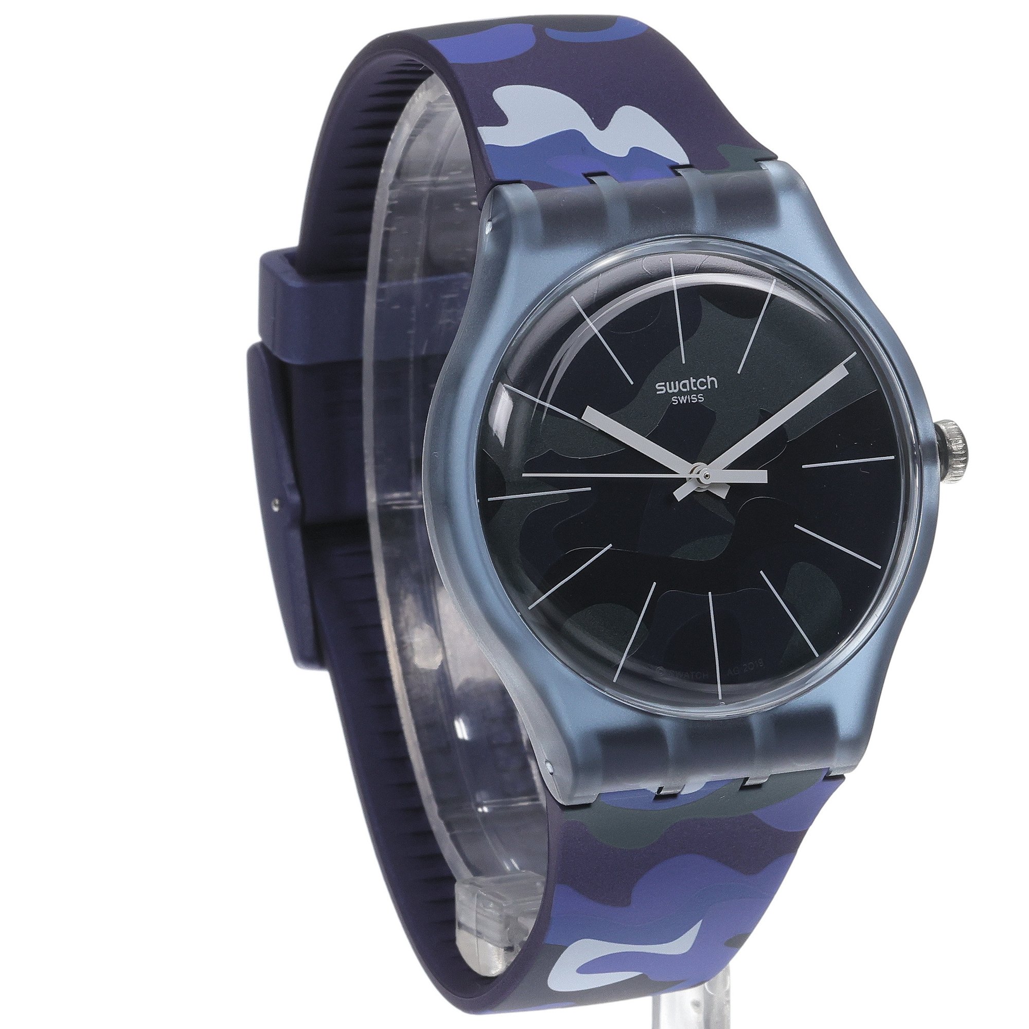 Swatch SUON140 zegarek niebieski klasyczny Originals pasek