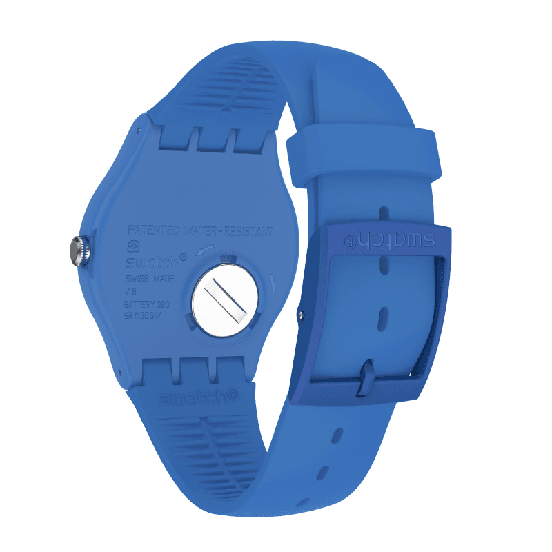 Swatch SUON714 zegarek niebieski klasyczny Originals pasek - miniatura 4