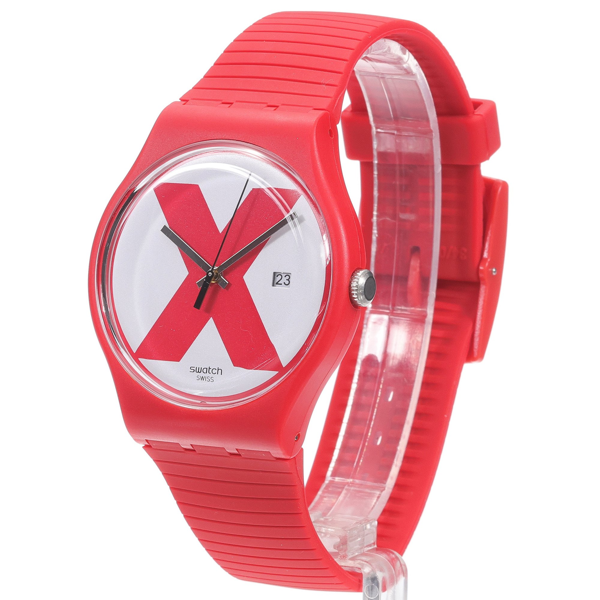 Swatch SUOR400 XX-RATED RED zegarek fashion-modowy Originals - miniatura 2