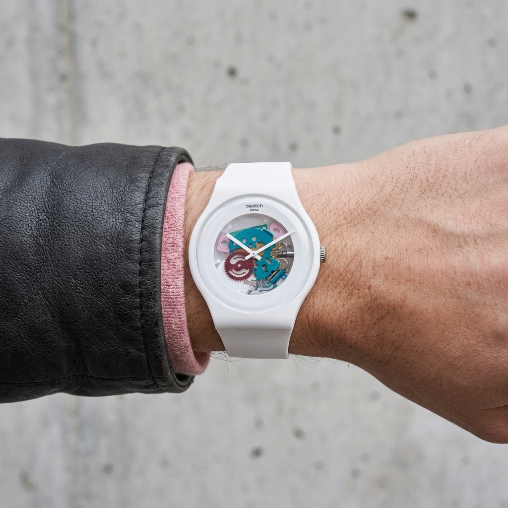 Swatch SUOW100 męski zegarek Originals pasek