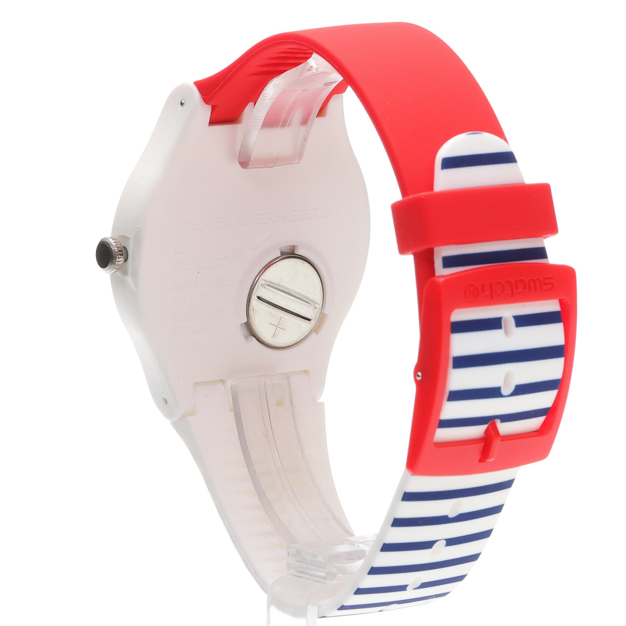 Swatch SUOW140 zegarek biały fashion-modowy Originals pasek