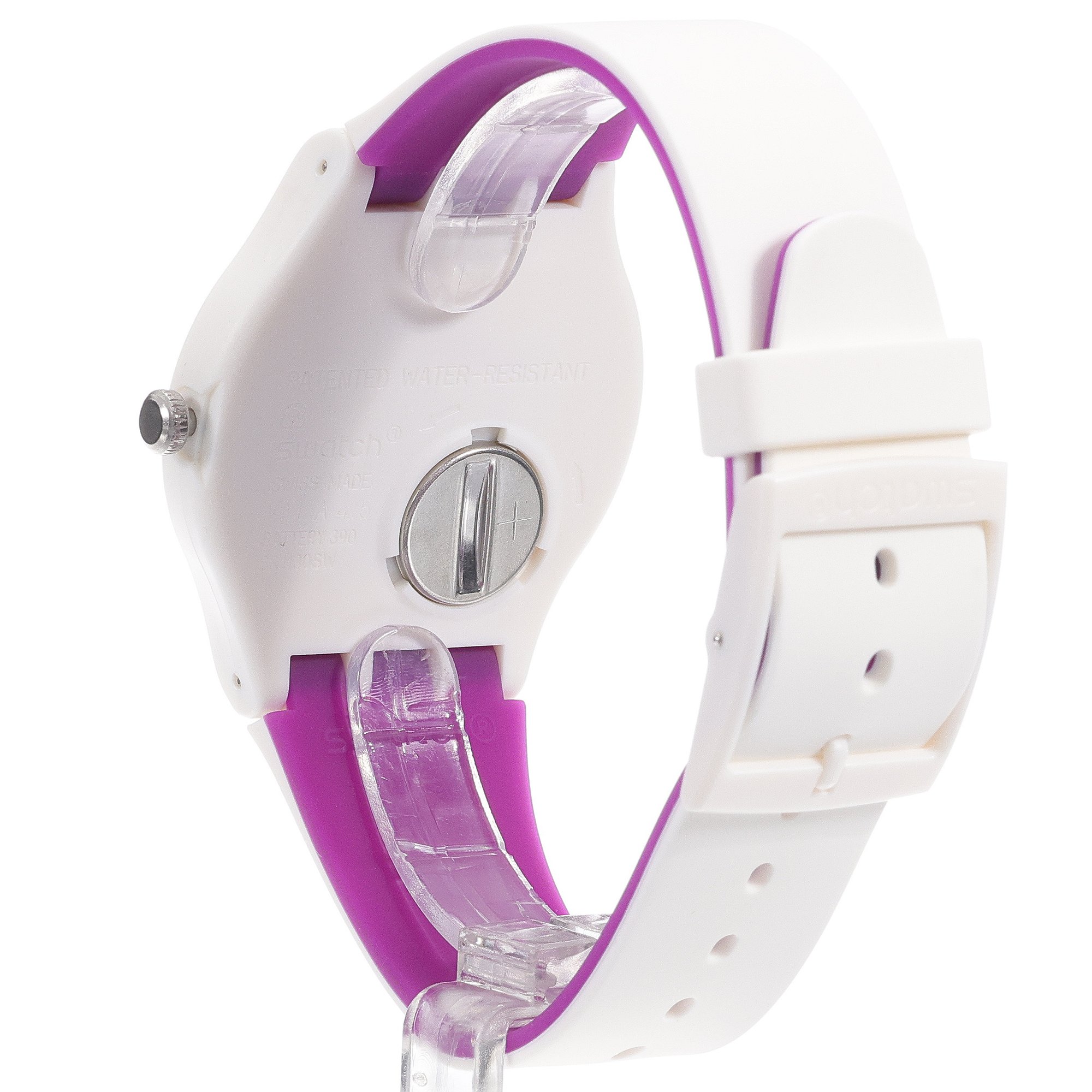Swatch SUOW173 WHITENPURPLE zegarek fashion-modowy Originals