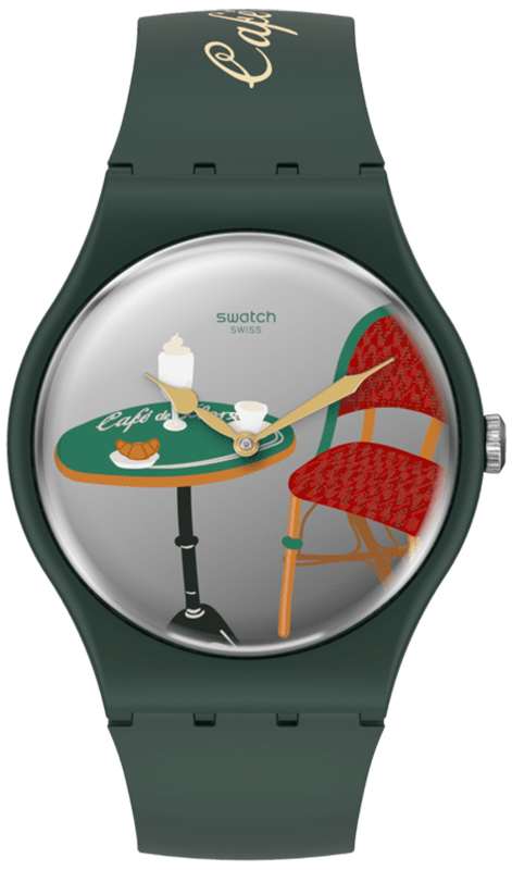 Swatch SWATCH X CAFÉ DE FLORE FOR NOT IN PARIS SUOZ347