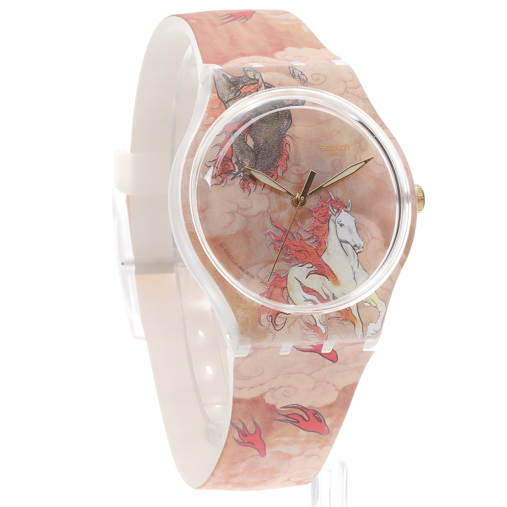 Swatch SUOZ369 Originals RIDING THE CLOUDS zegarek męski klasyczny akrylowe - miniatura 3