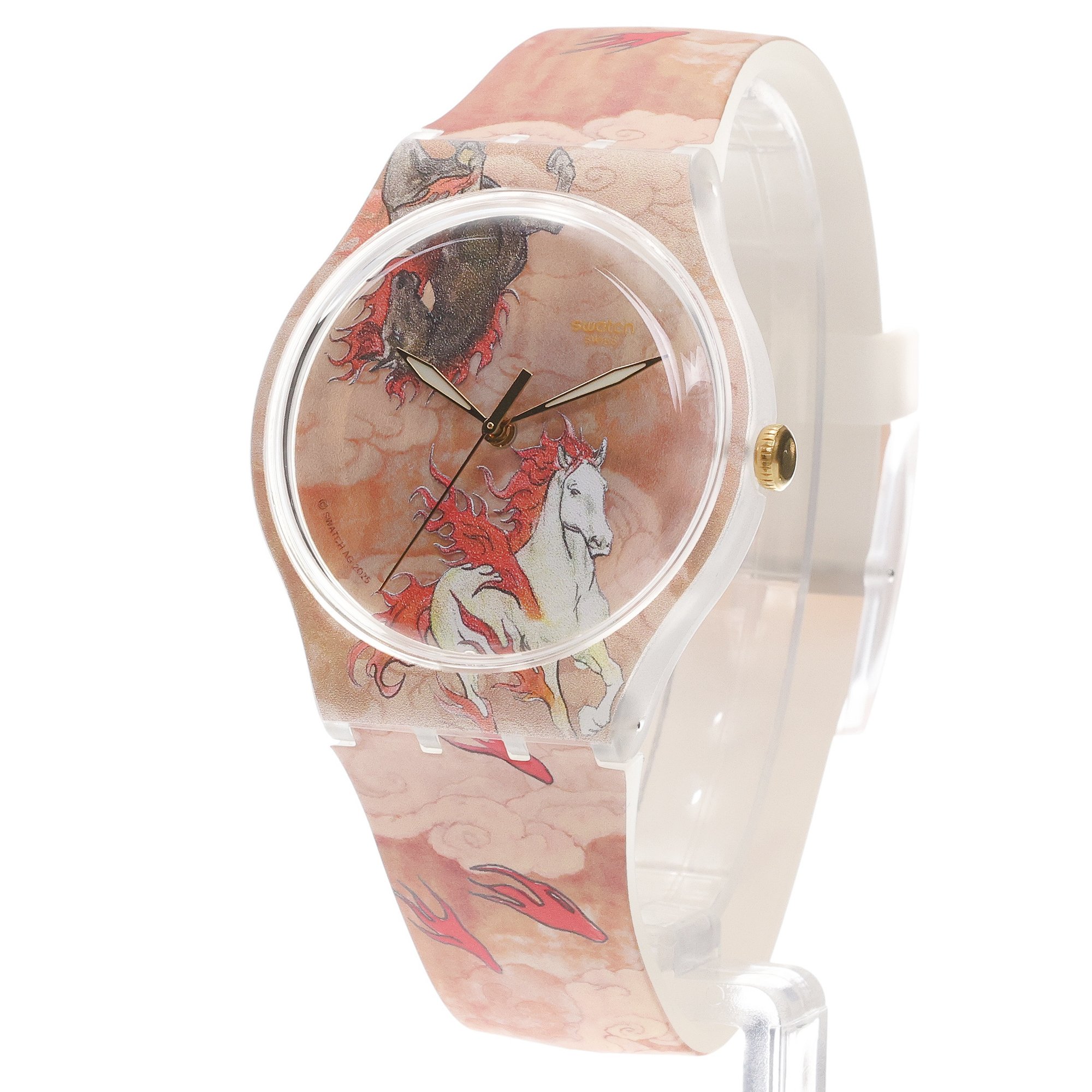Swatch SUOZ369 zegarek męski klasyczny Originals pasek - miniatura 2