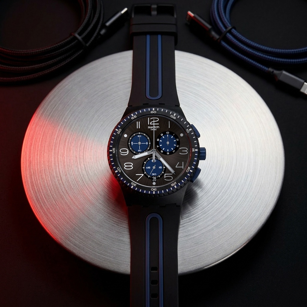 Swatch SUSB406 Originals KAICCO zegarek męski sportowy akrylowe - miniatura 8