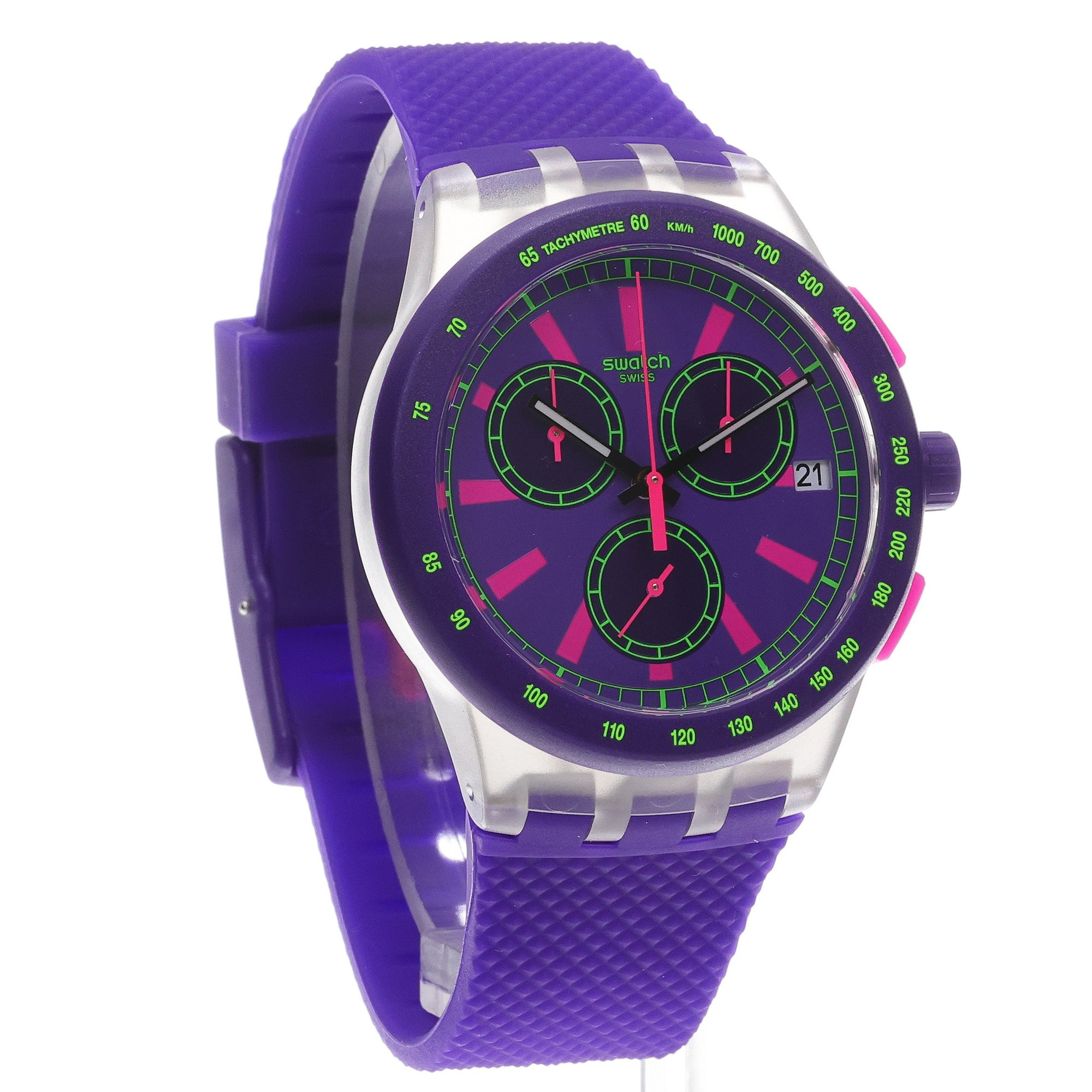 Swatch SUSK400 PURP-LOL zegarek fashion-modowy Originals - miniatura 3