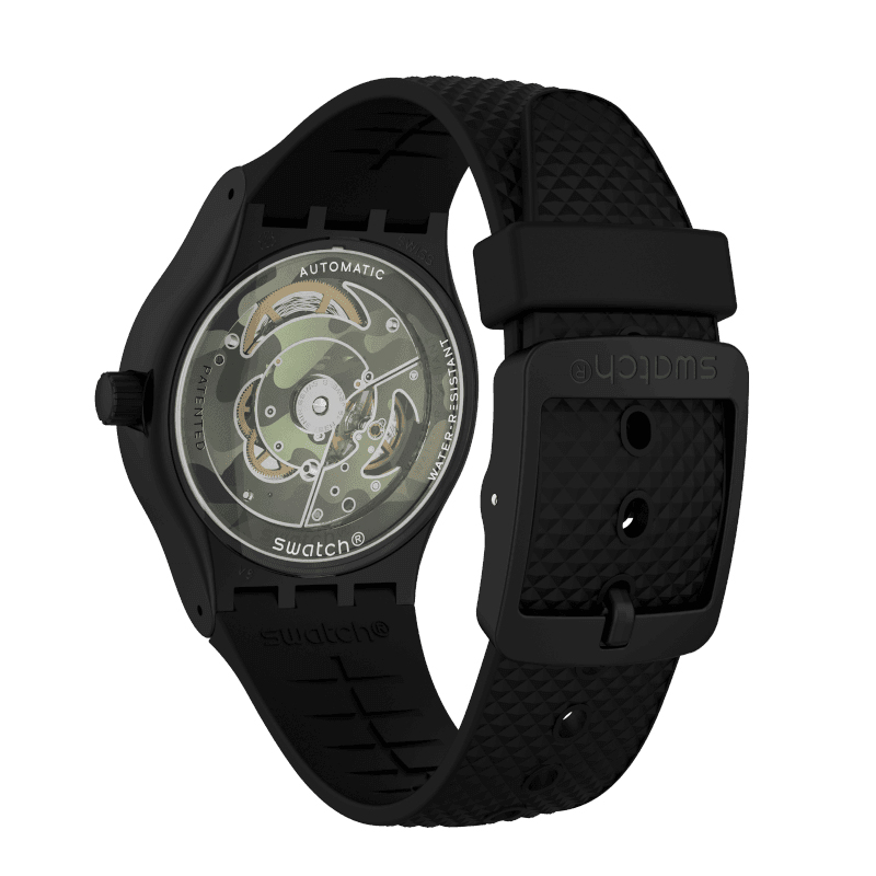 Swatch SUTB407 męski zegarek Originals Sistem 51 pasek - miniatura 4