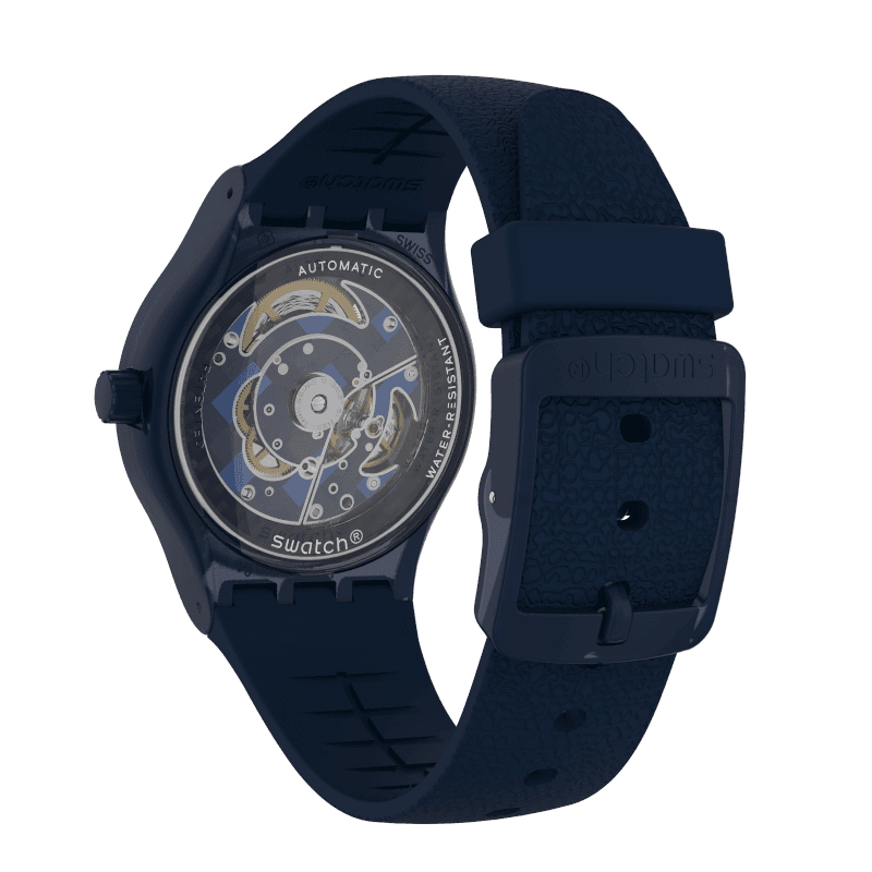 Swatch SUTN405 zegarek niebieski fashion/modowy Originals Sistem 51 pasek - miniatura 5
