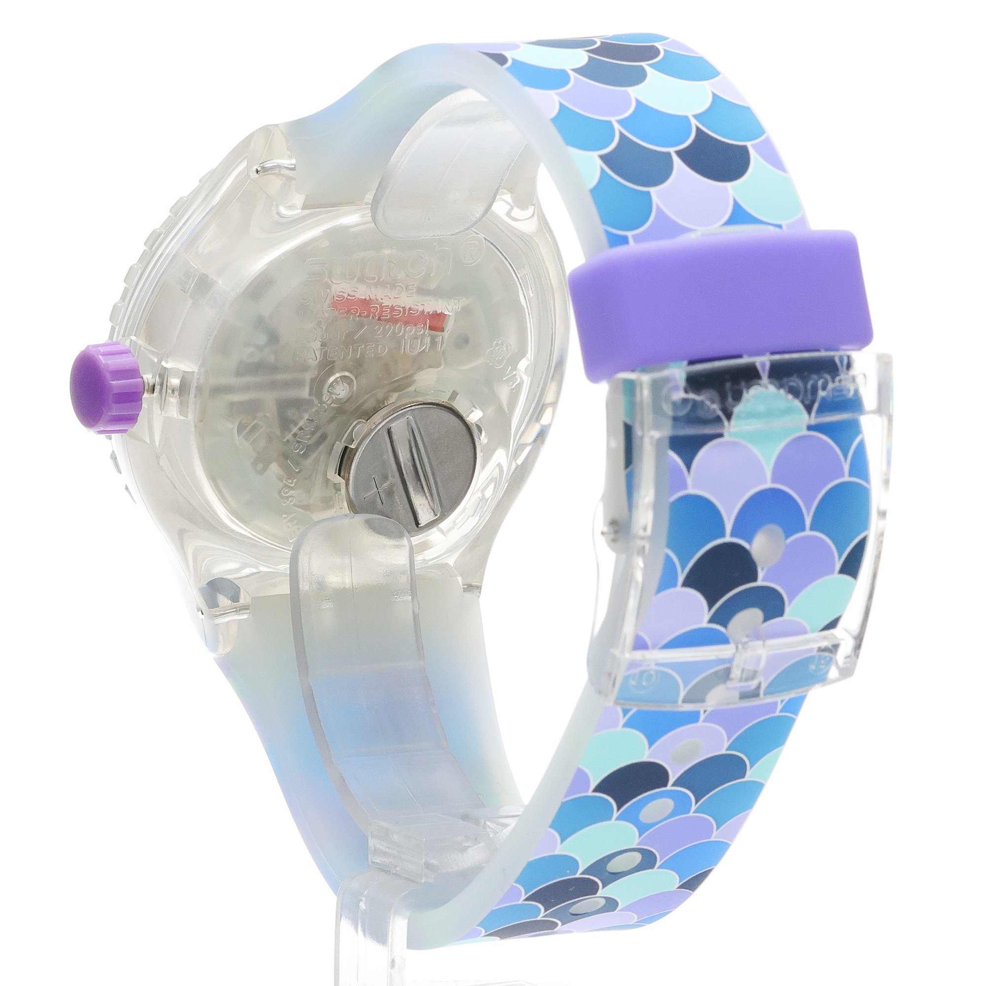 Swatch SUUK110 PEDRINHA AZUL zegarek fashion-modowy Originals - miniatura 4