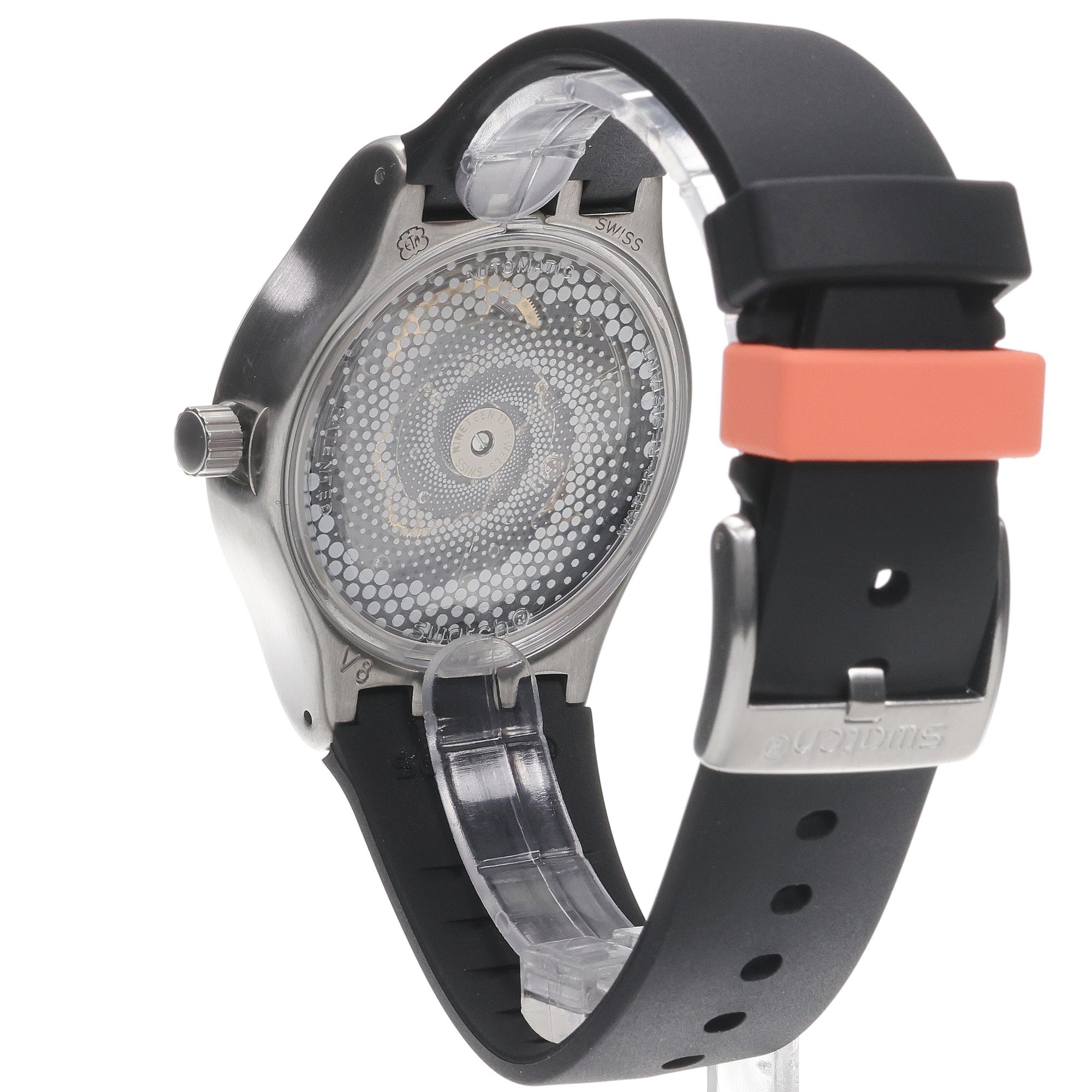 Swatch SY23S413 zegarek srebrny klasyczny Originals pasek - miniatura 4