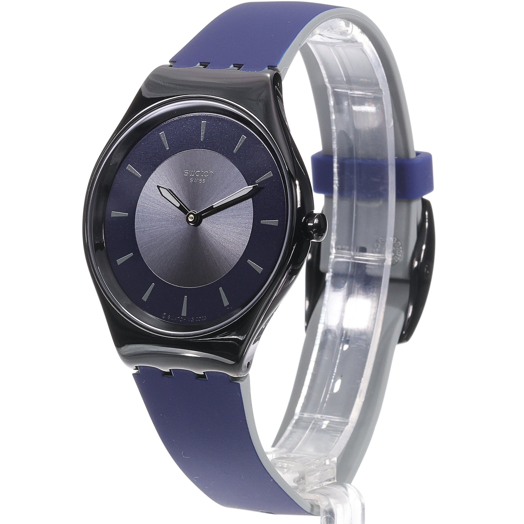 Swatch SYXB108 DUET AT DUSK Skin klasyczny zegarek czarny - miniatura 2