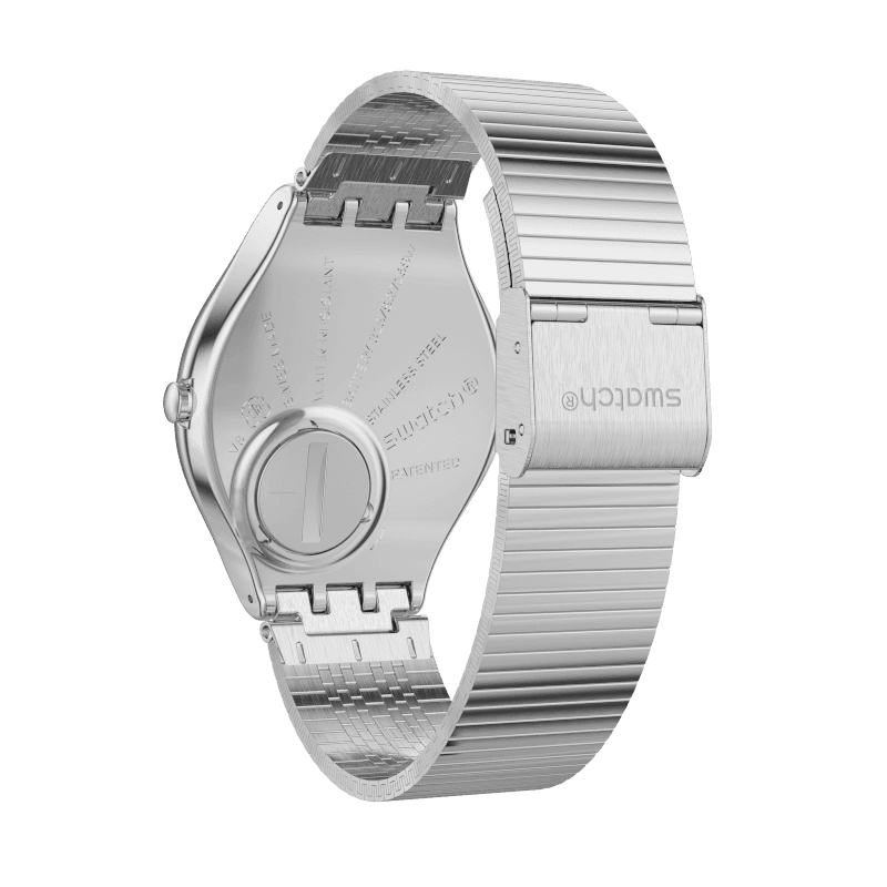 Swatch SYXS103GG zegarek srebrny fashion/modowy Skin bransoleta - miniatura 5