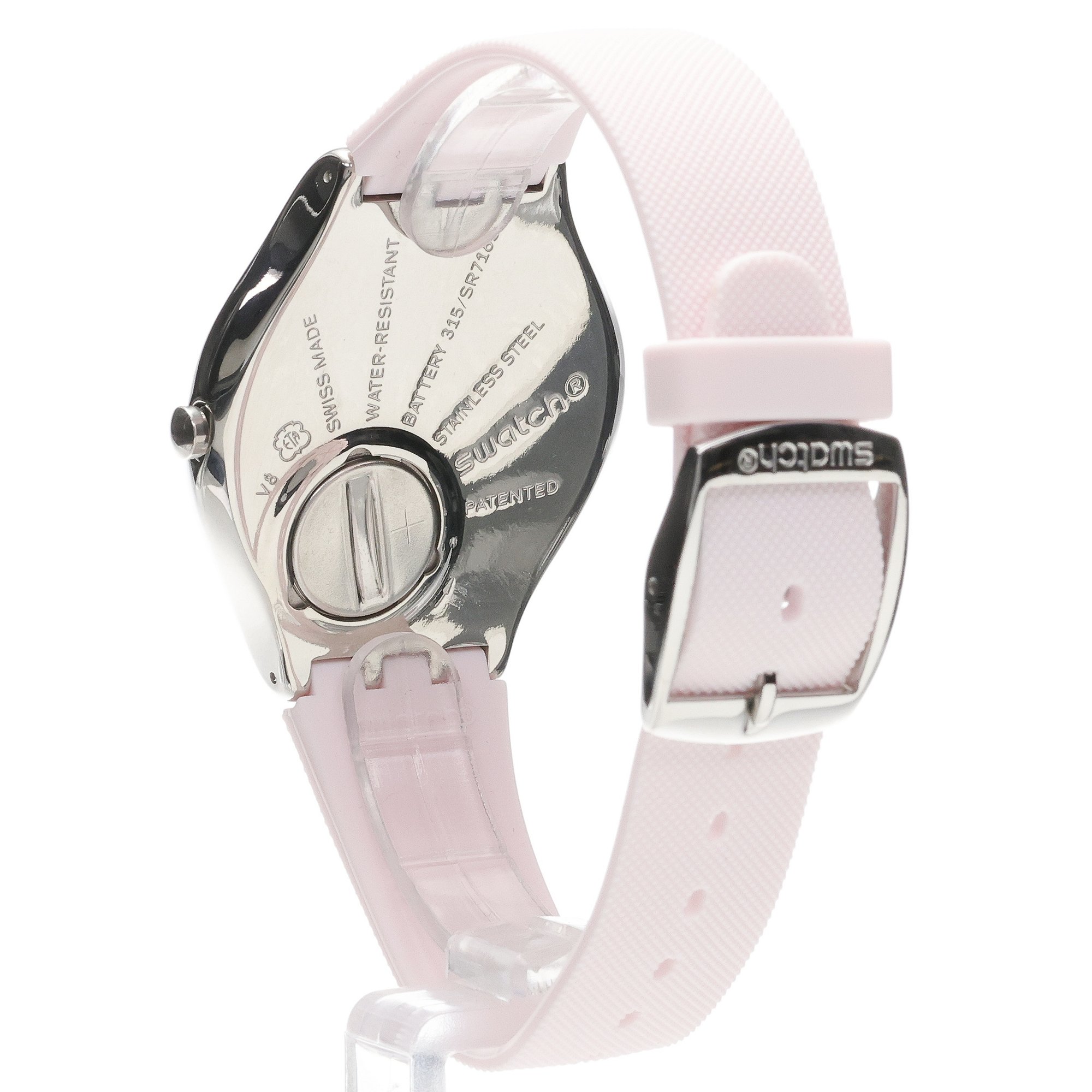 Swatch SYXS124 SKIN LAVANDA Skin klasyczny zegarek srebrny - miniatura 4